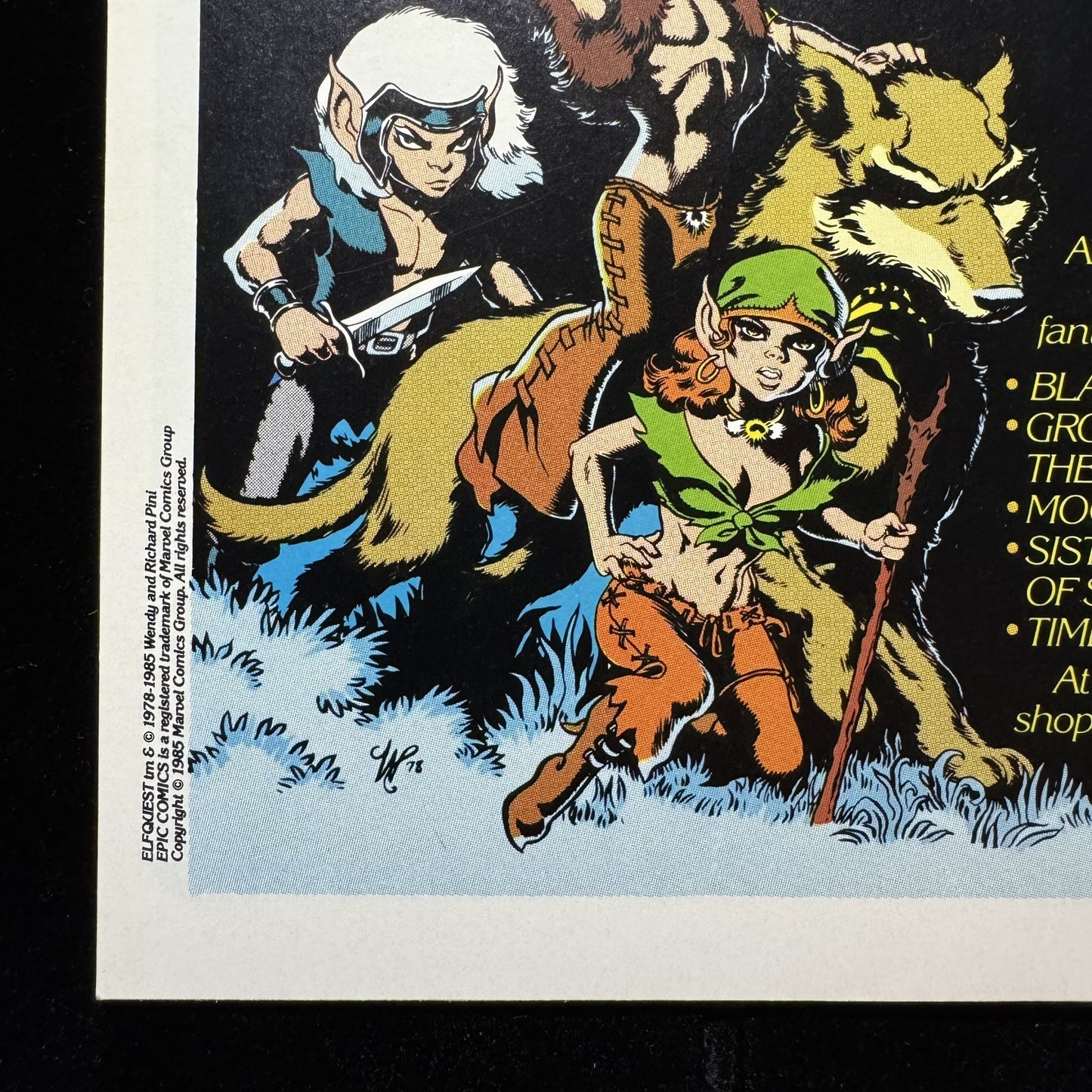 Timespirits 6/ Copper Age Epic/Marvel Comics 1984/ 9.4