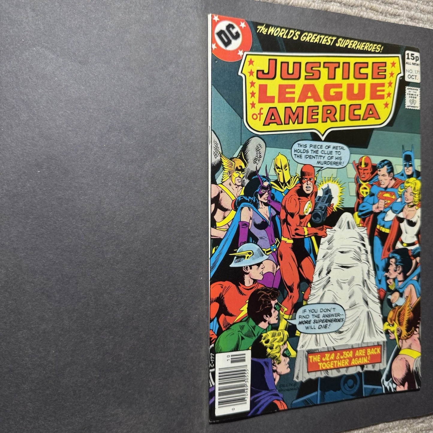 Justice League 171 - Death Of Mr Terrific - Bronze Age Dc Comics 1979