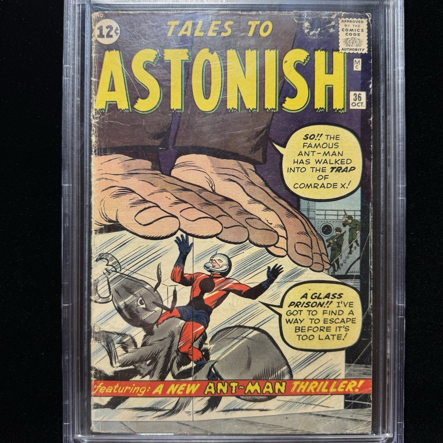 Tales To Astonish 36 - Signed By Stan Lee - CBCS Graded 2.5 - Silver Age 1962
