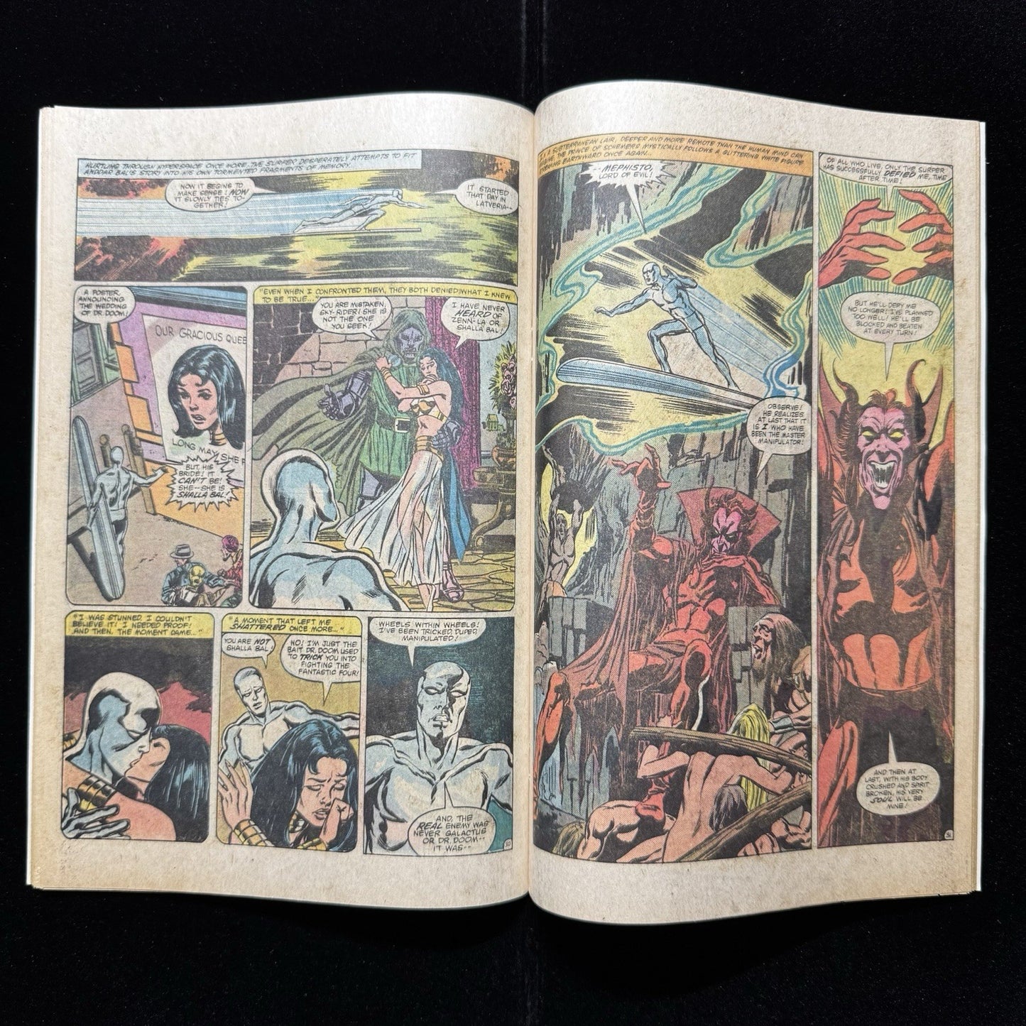 Silver Surfer 1 - Origin Of Silver Surfer - Bronze Age Marvel Comics 1982