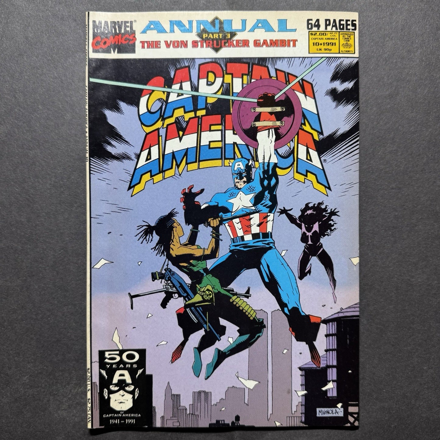 Captain America 10 - Copper Age Marvel Comics 1991