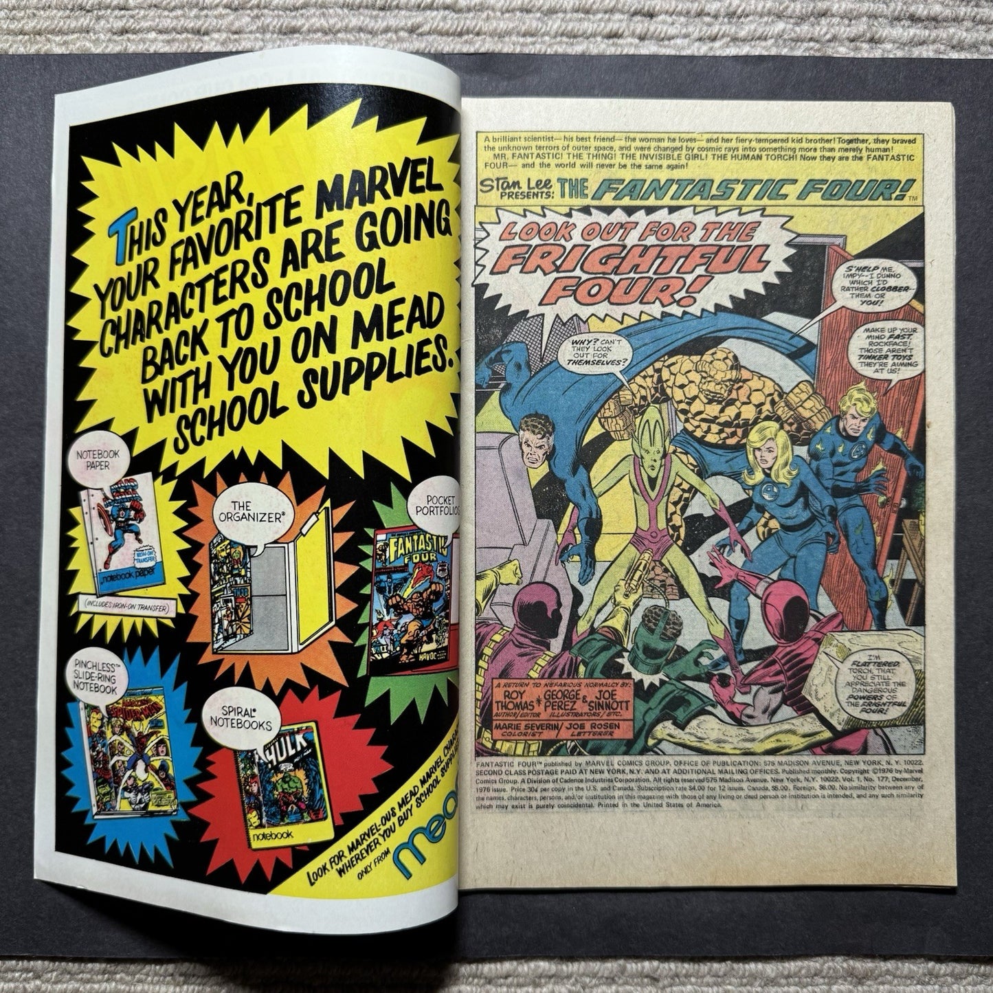 Fantastic Four 177 - 1st Appearance Texas Twister -Bronze Age Marvel Comics 1976