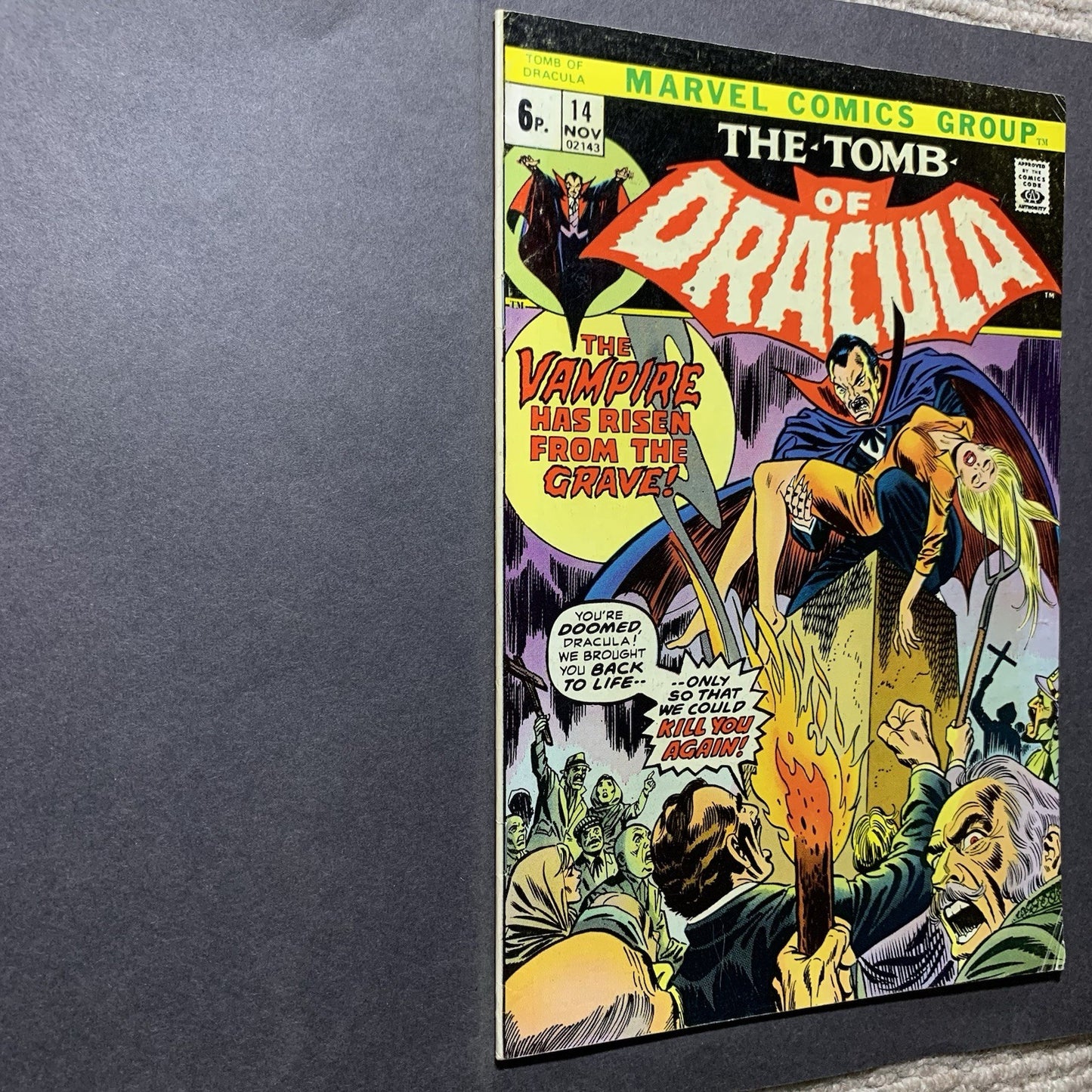 Tomb Of Dracula 14/ Bronze Age Marvel Comics 1973