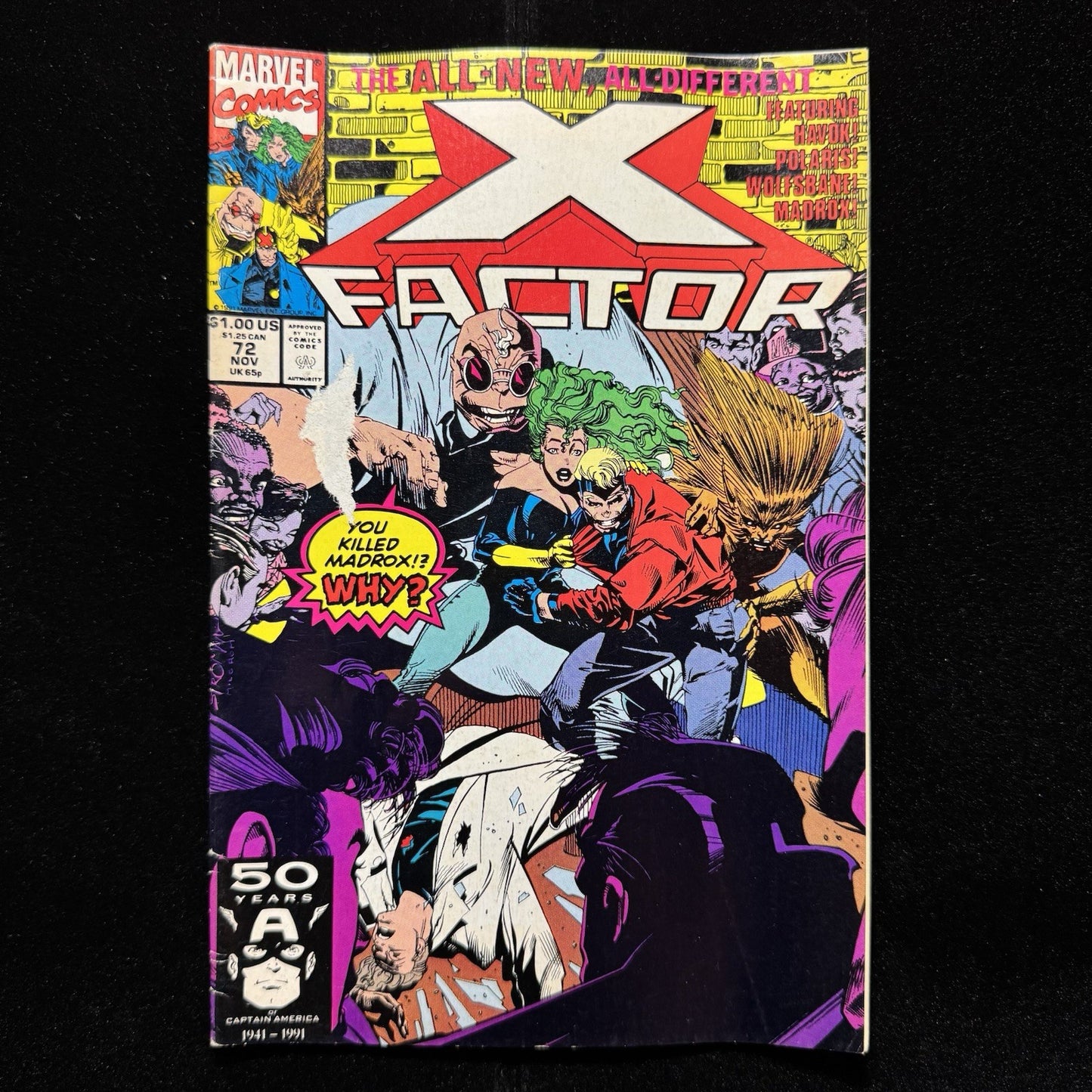 X-Factor 72 - Copper Age Marvel Comics 1991