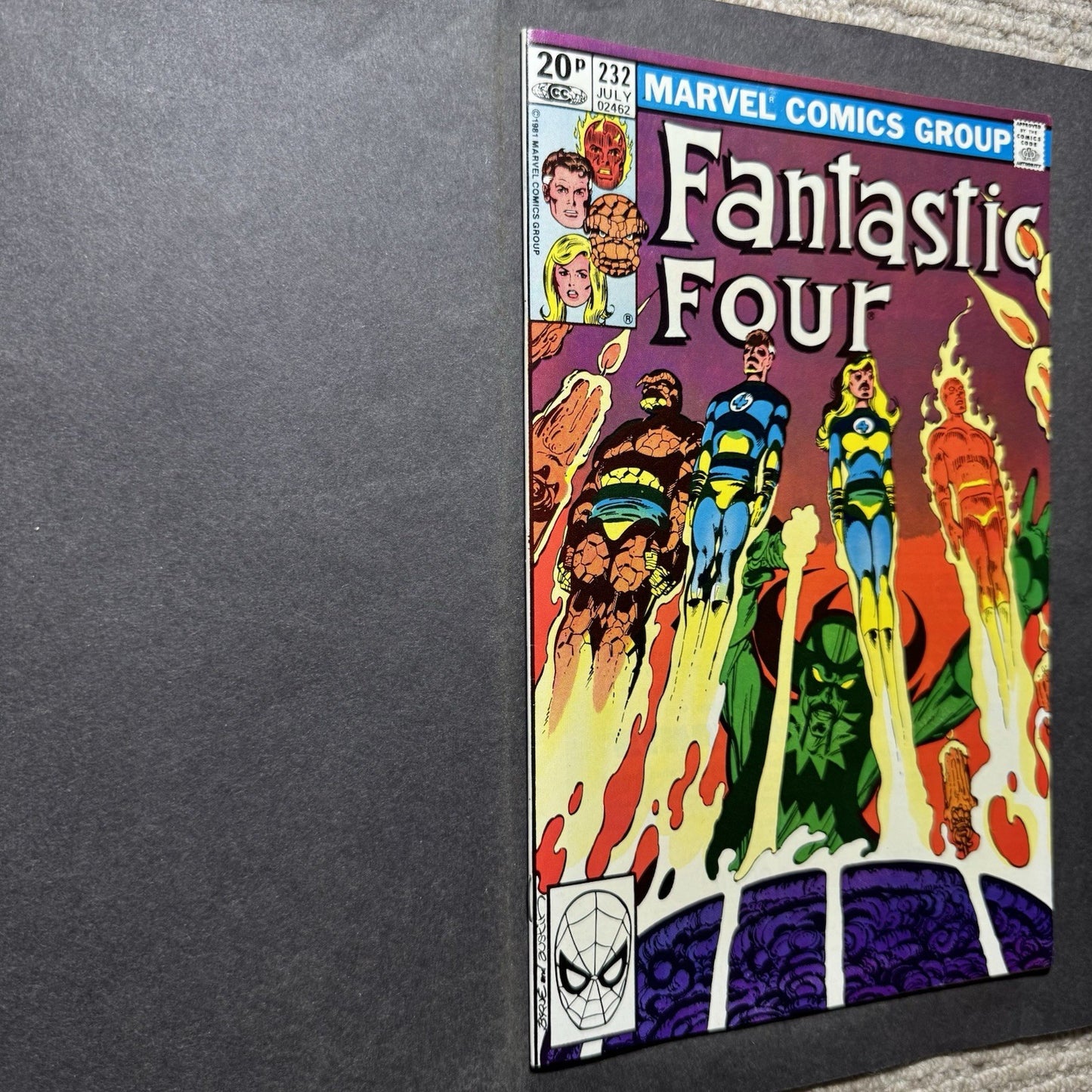 Fantastic Four 232 - 1st Appearance Of Elementals Of Doom - Bronze Age 1981