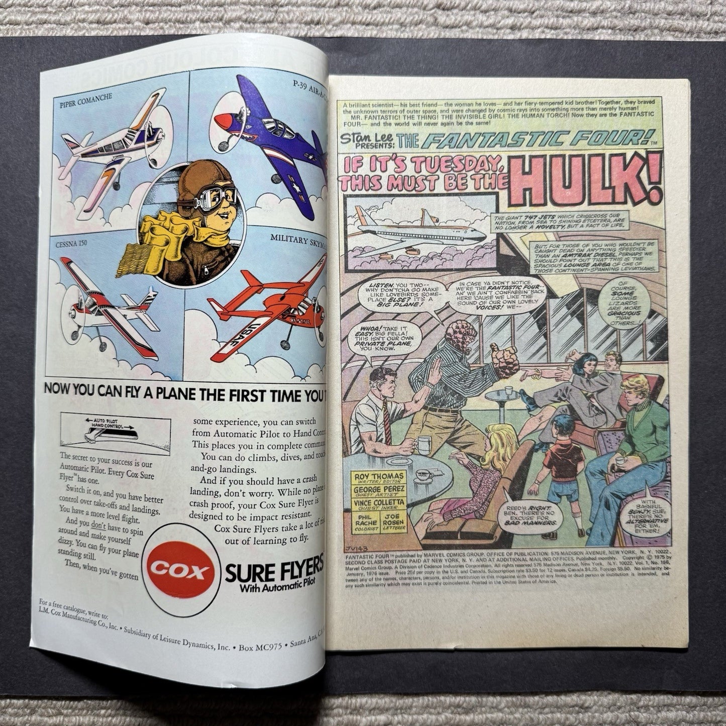 Fantastic Four 166 - Bronze Age Marvel Comics 1976