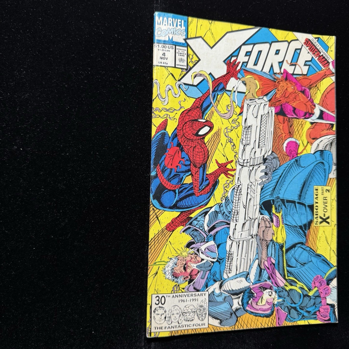 X-Force 4 - 3rd Appearance Of Deadpool - Copper Age Marvel Comics 1991