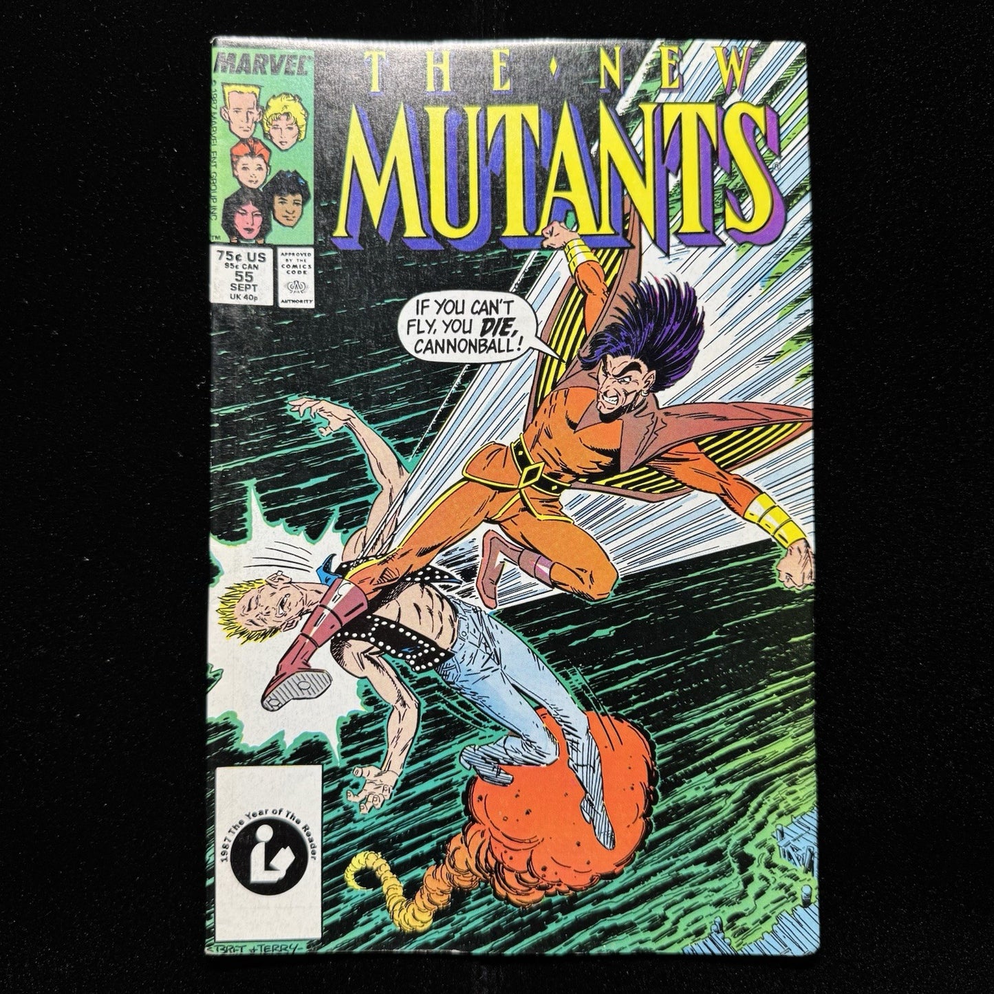 New Mutants 55 - Copper Age Marvel Comics 1987