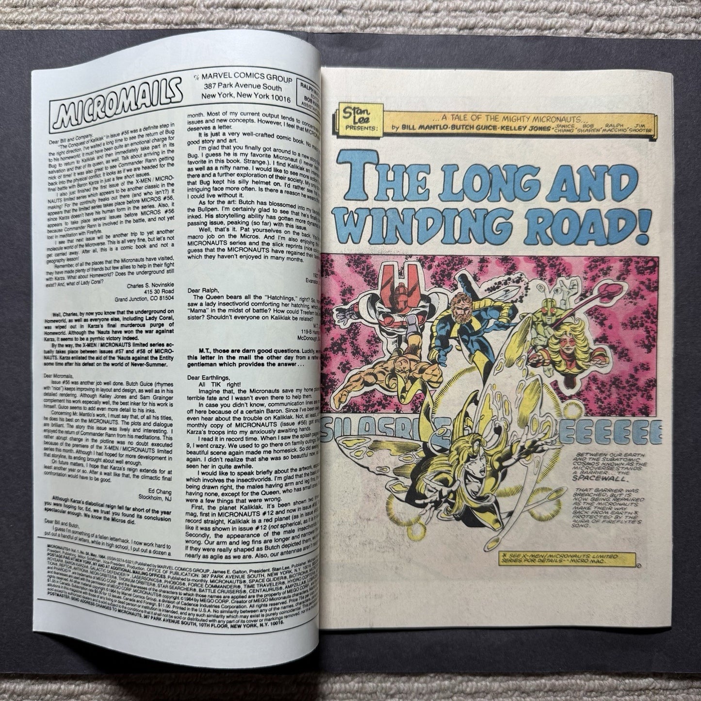 Micronauts 58 - Copper Age Marvel Comics 1984
