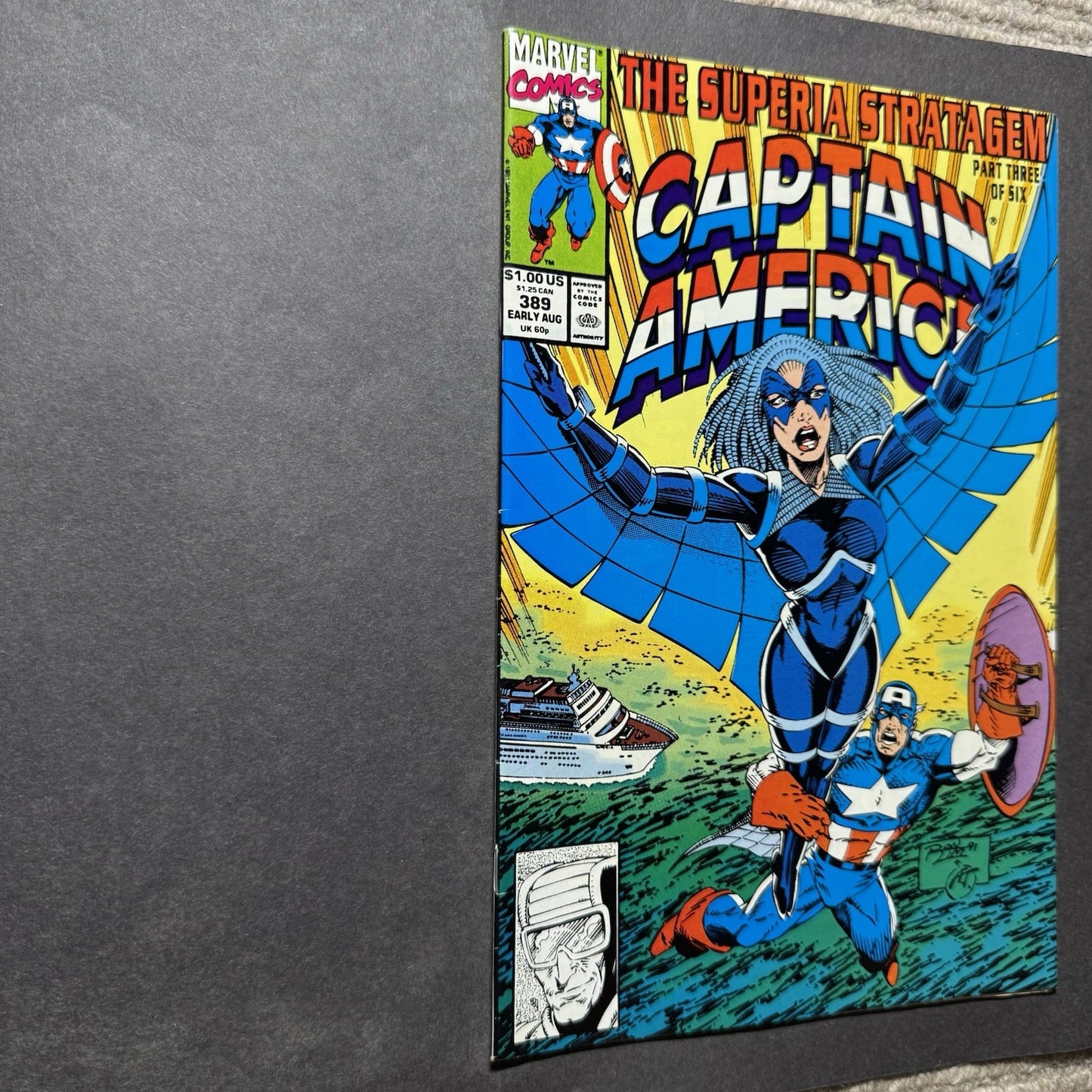 Captain America 389 - Copper Age Marvel Comics 1991