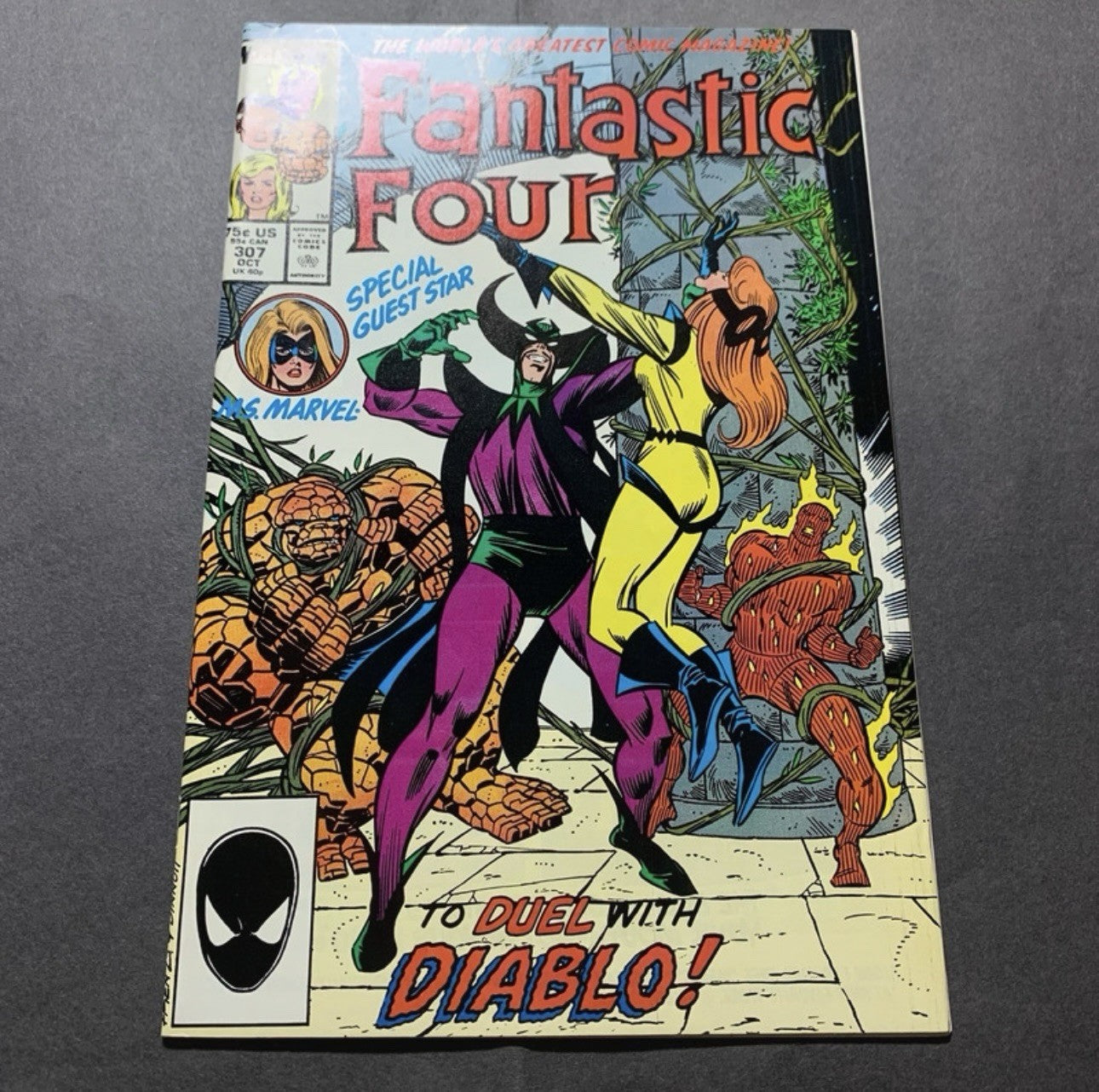 Fantastic Four 307/ copper age marvel comics 1987