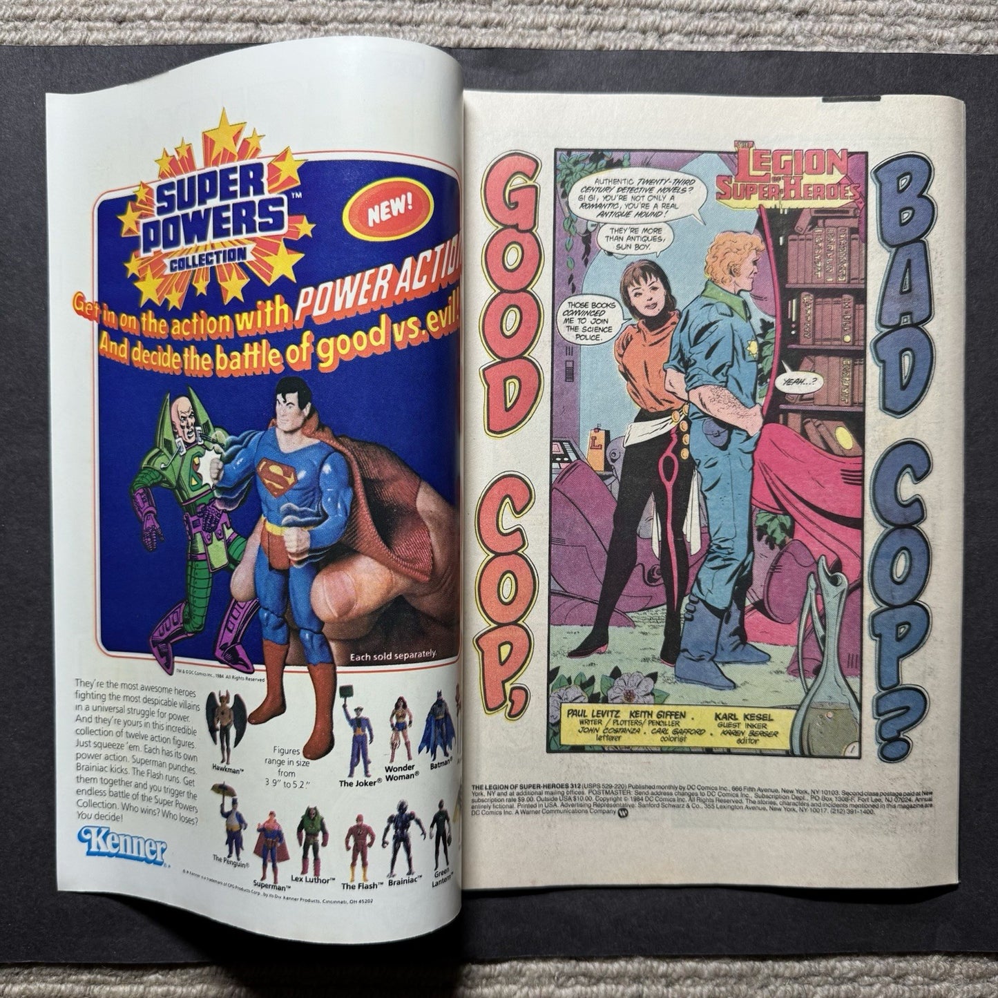 Legion Of Super-Heroes 312 - Copper Age Dc Comics 1984