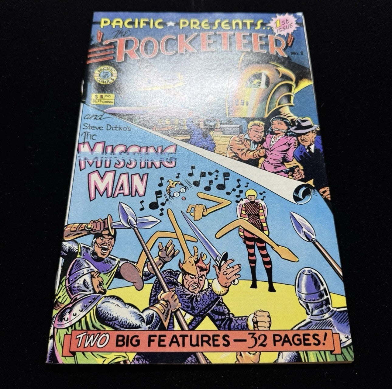 Pacific Presents 1 - First Headlining Rocketeer - Bronze Age Pacific Comics 1982