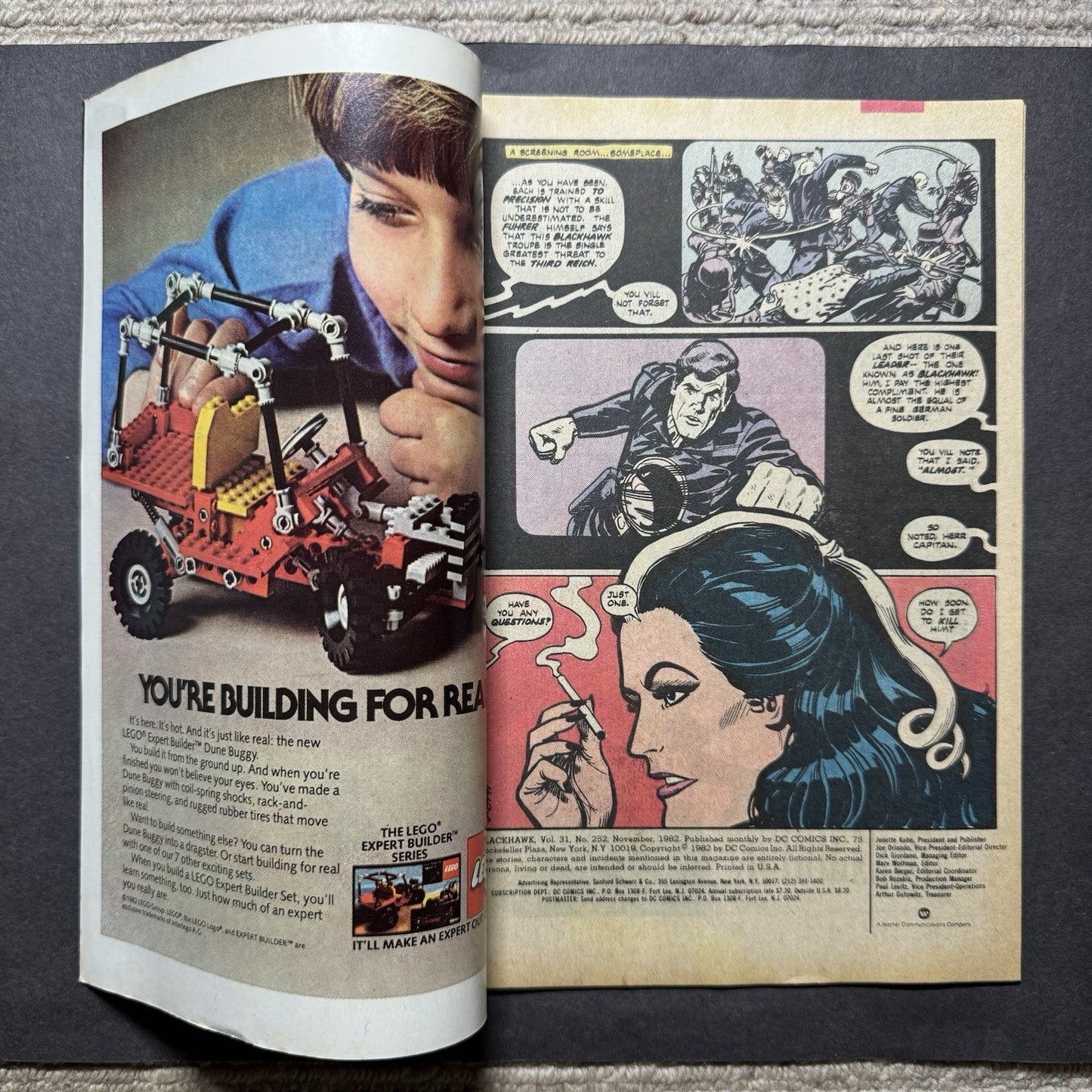 Blackhawk 252 - Bronze Age Dc Comics 1982