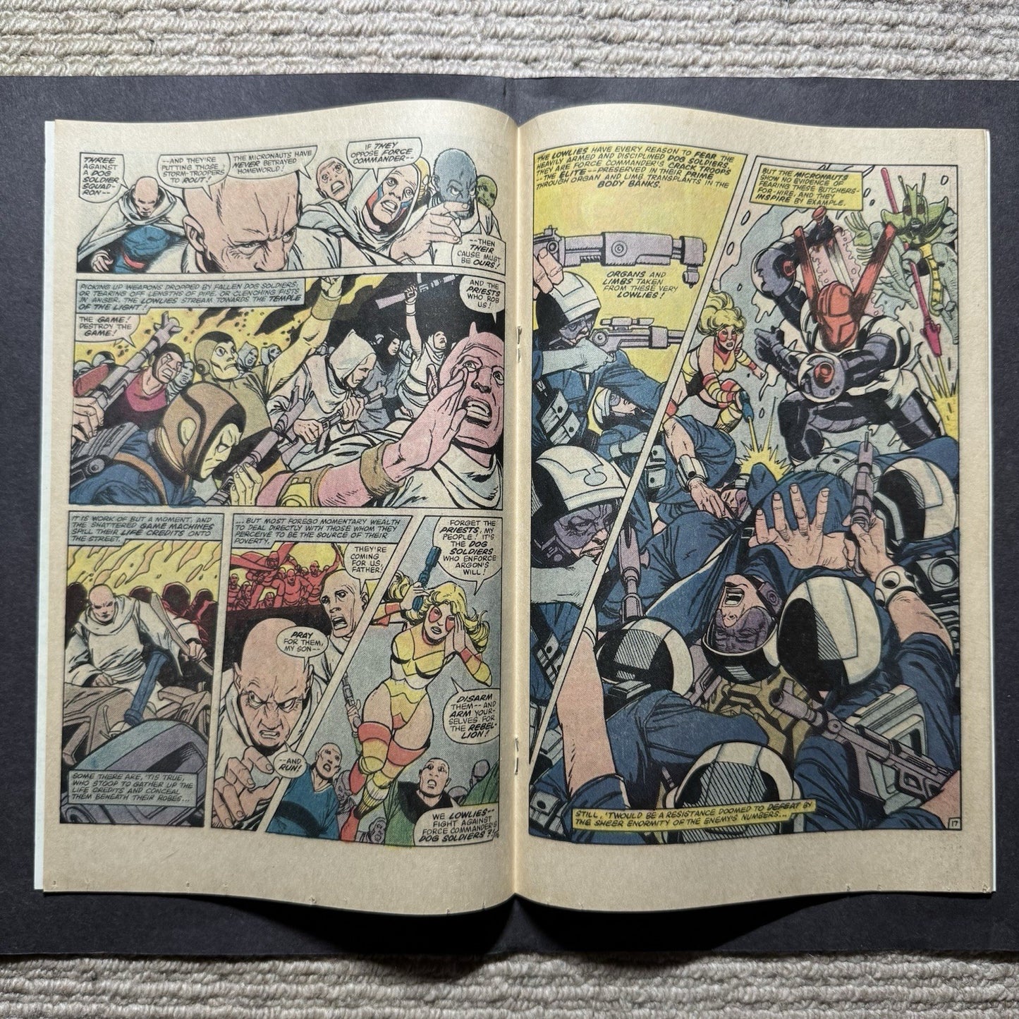 Micronauts 44 - Bronze Age Marvel Comics 1982