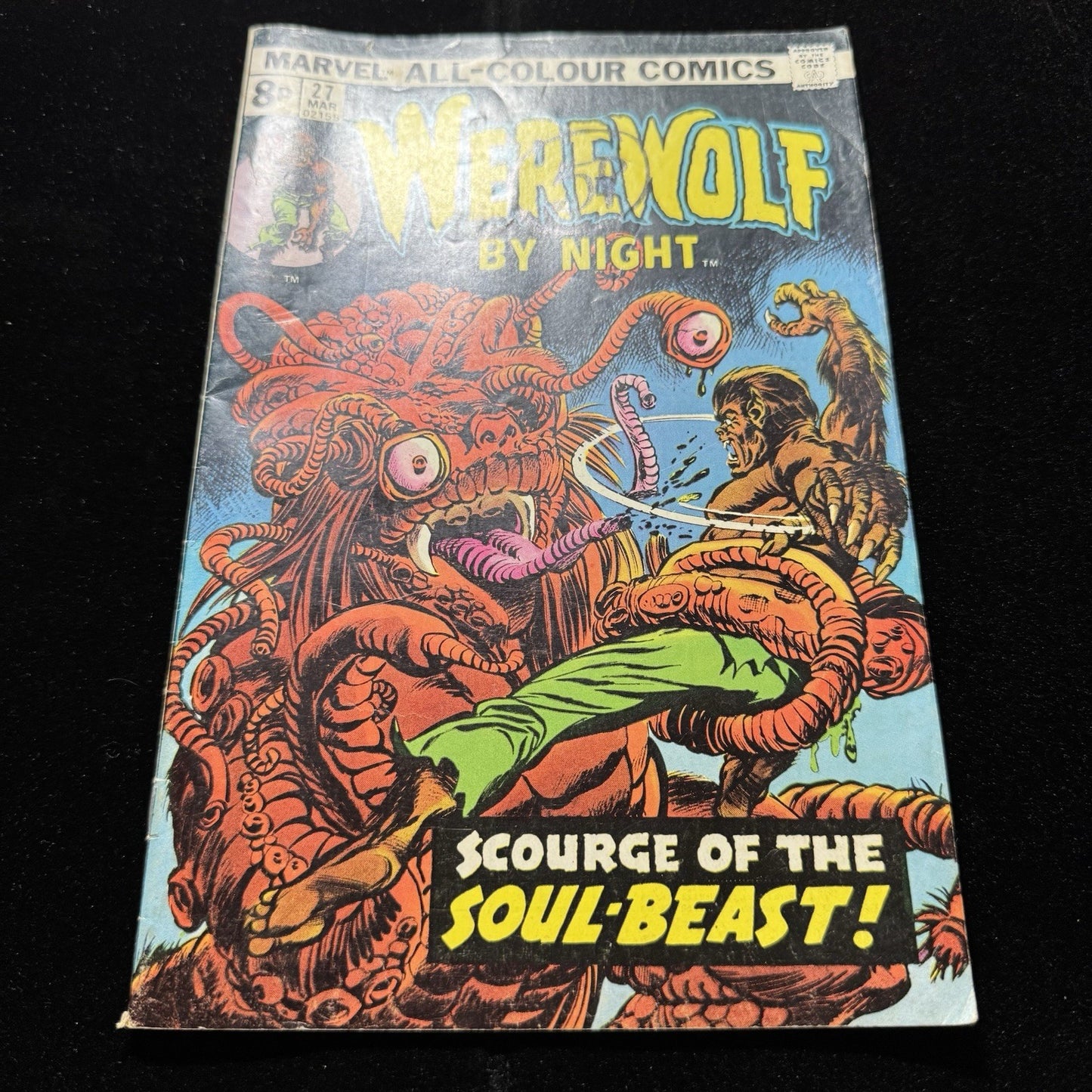 Werewolf By Night 27 - 1st App Dr Glitternight - Bronze Age Marvel Comics 1975