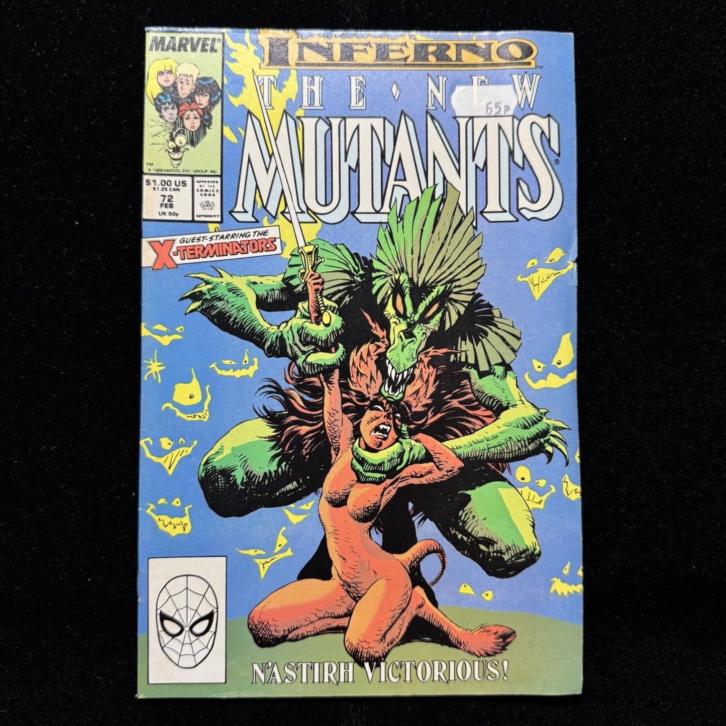 New Mutants 72 - Copper Age Marvel Comics 1989
