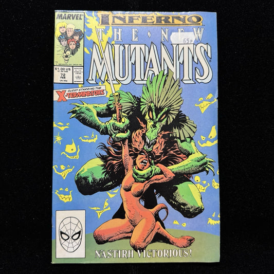 New Mutants 72 - Copper Age Marvel Comics 1989