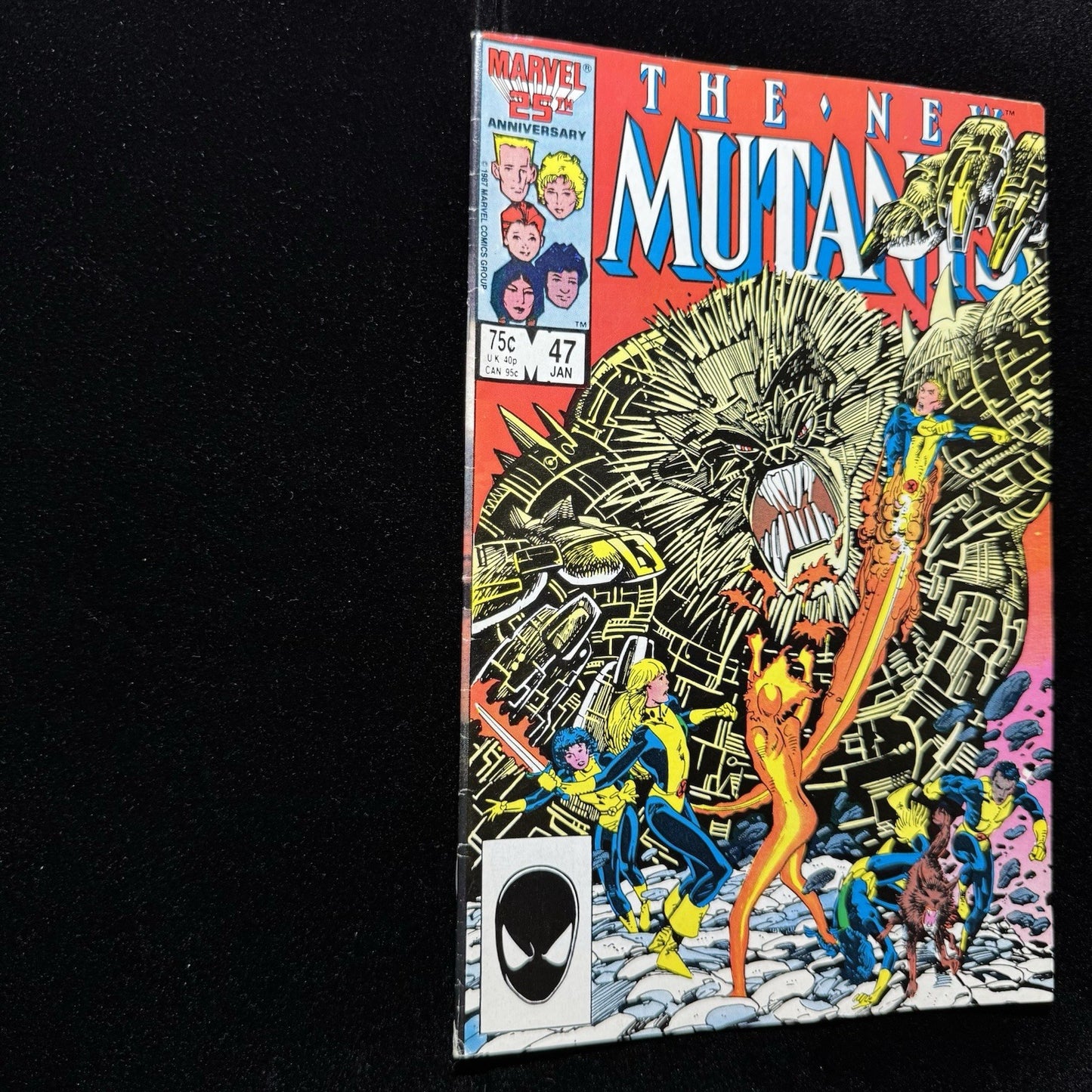 New Mutants 47 - Copper Age Marvel Comics 1987