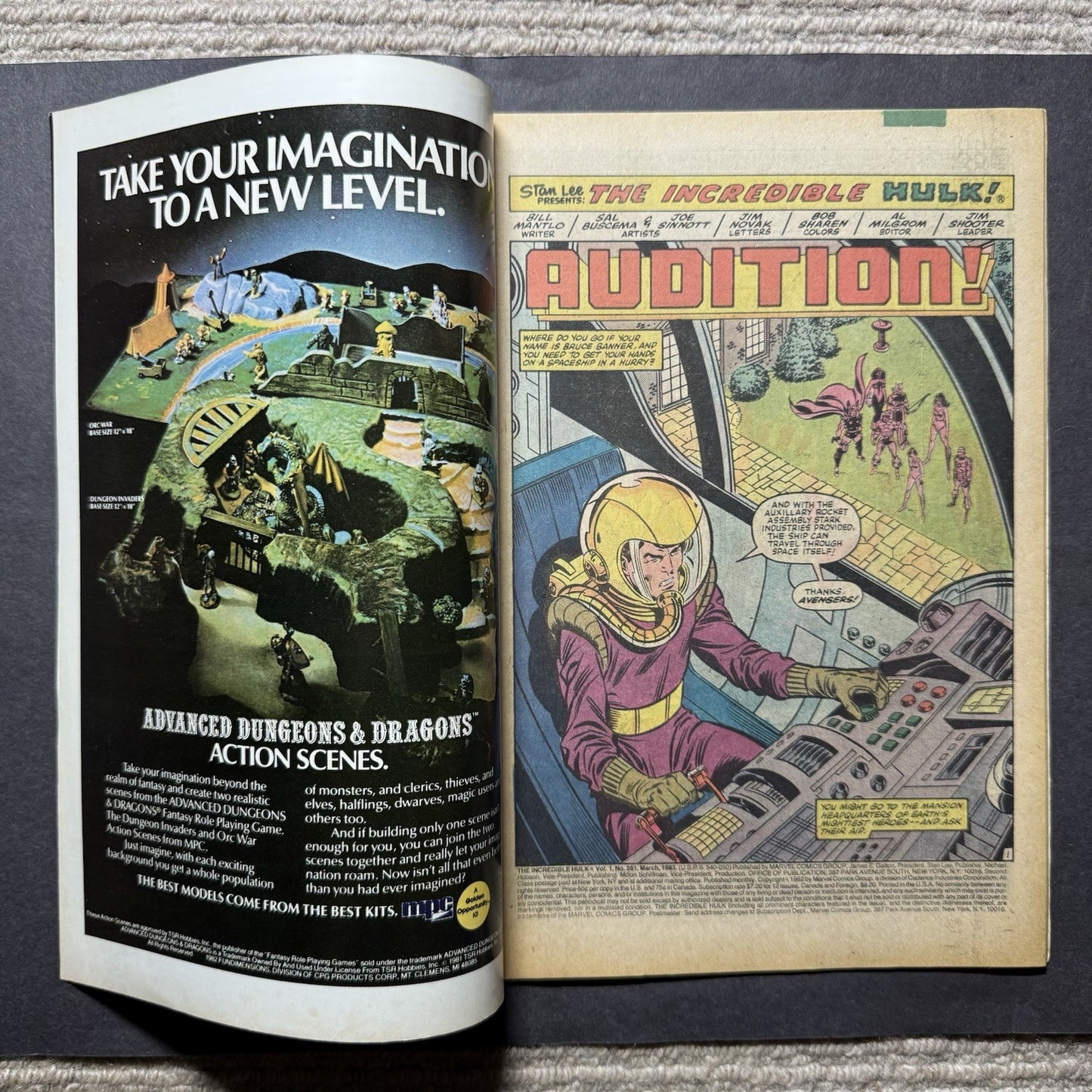Incredible Hulk 281/ Bronze Age Marvel Comics 1983