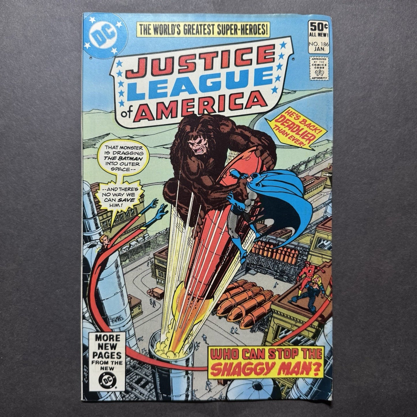 Justice League 186 - Bronze Age Dc Comics 1981