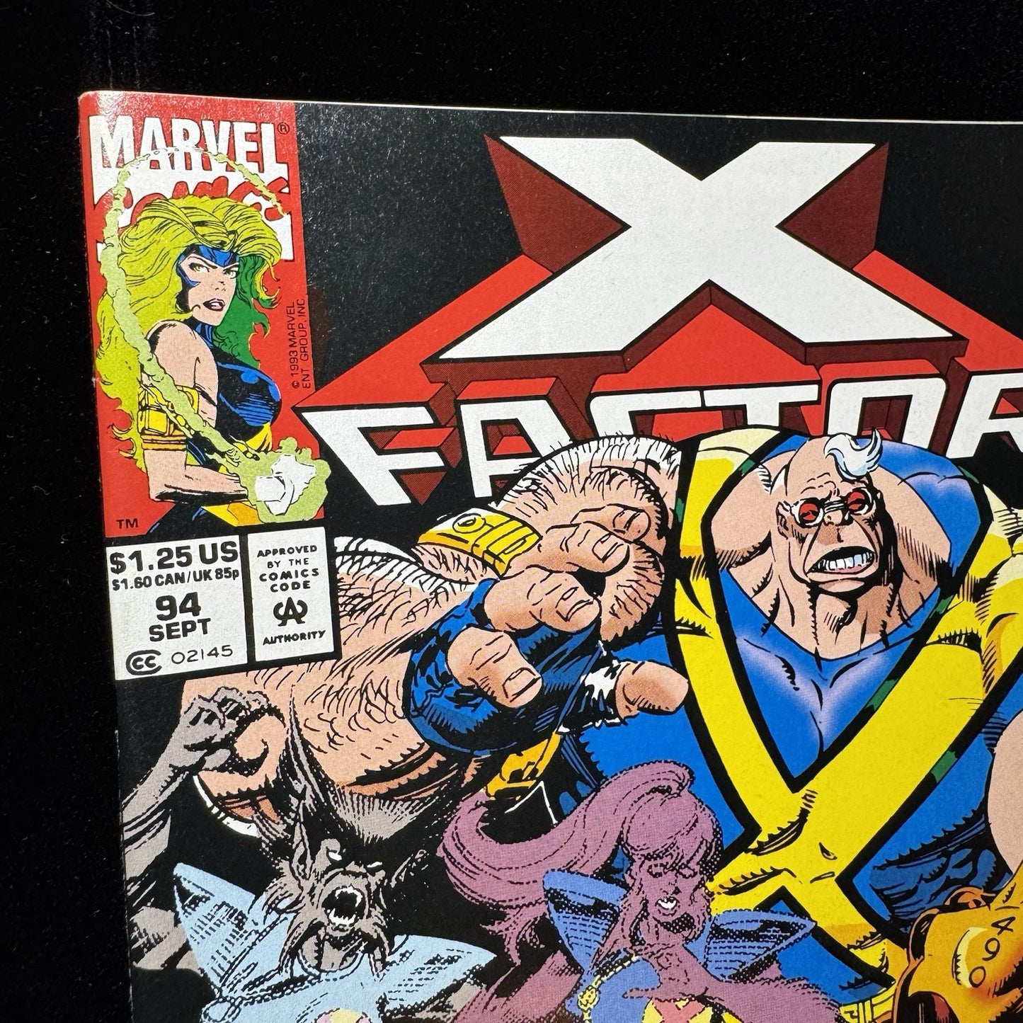 X-Factor 94 - Newsstand Edition With Insert - Modern Age Marvel Comics 1993