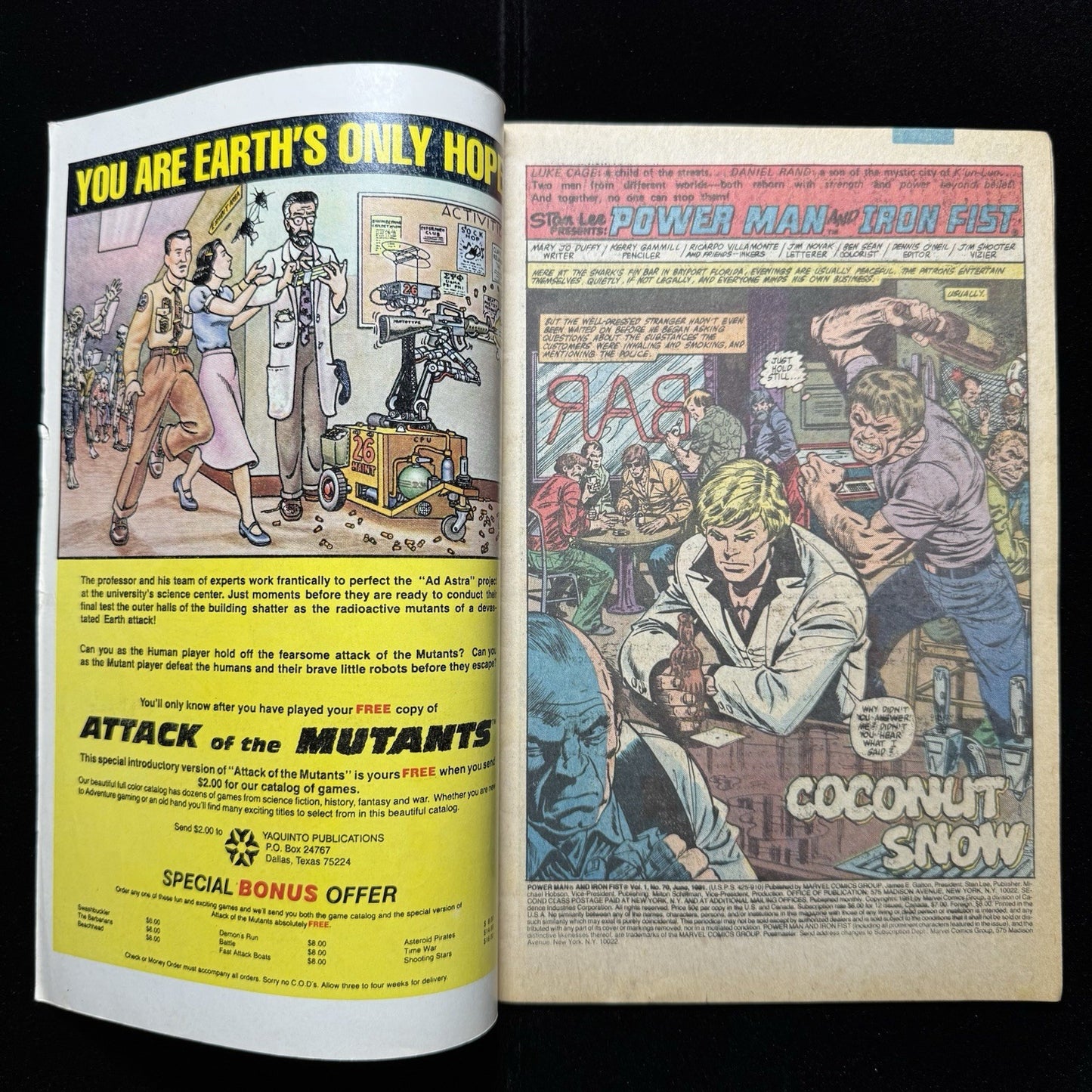 Power Man And Iron Fist 70 - Bronze Age Marvel Comics 1981