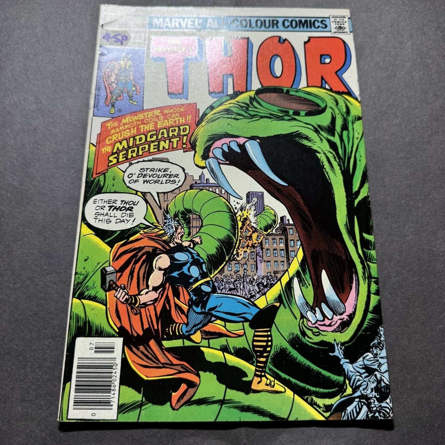 Thor 273 - 1st Appearance Of Roger Norvell- Bronze Age Marvel Comics 1978