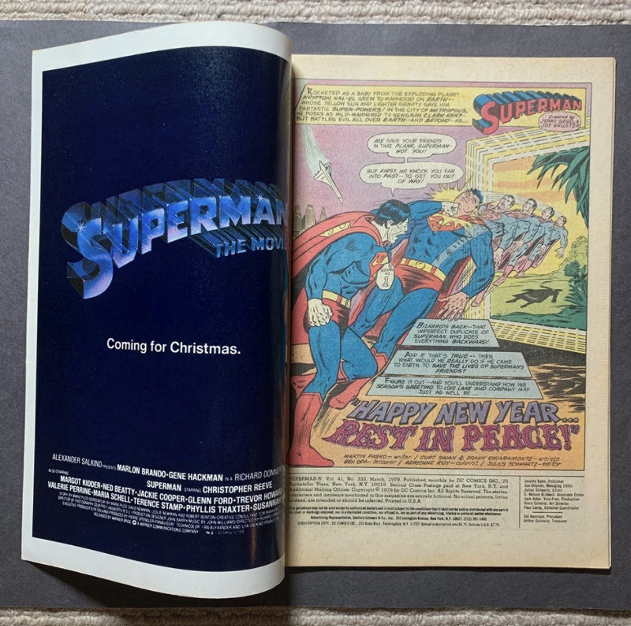 Superman 333 - Bronze Age Dc Comics 1979