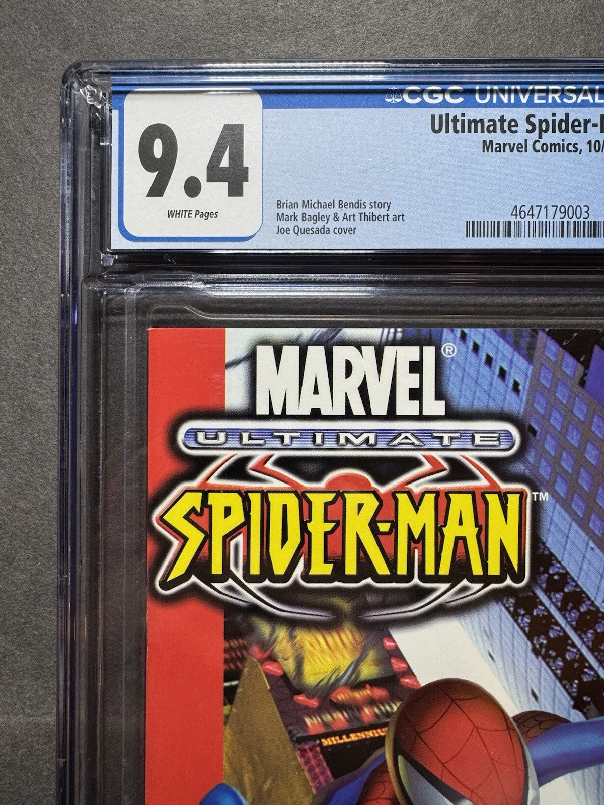 Ultimate Spider-Man 1 - CGC Graded 9.4 - Modern Age Marvel Comics 2000
