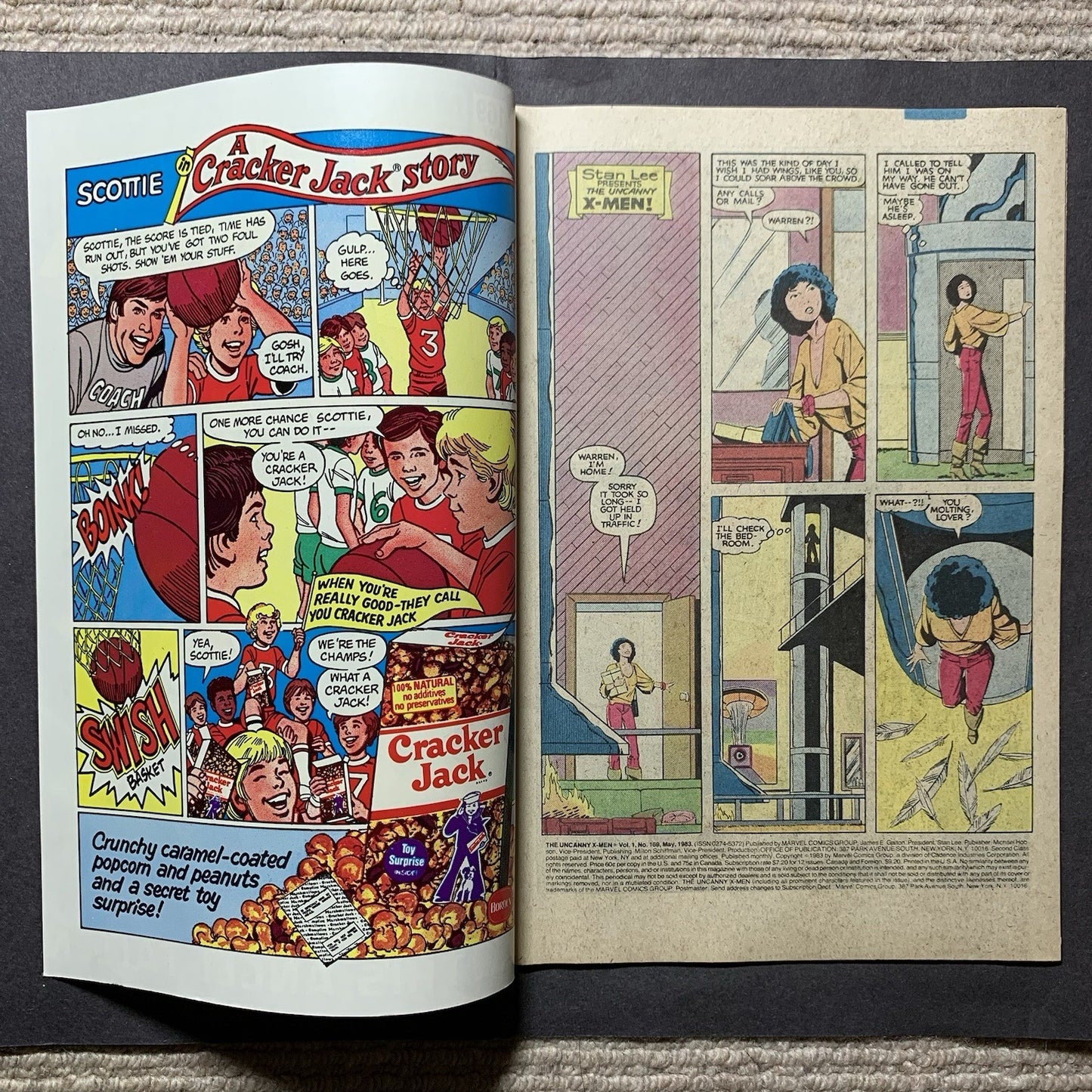 Uncanny x-men 169/ Bronze Age marvel comics 1983