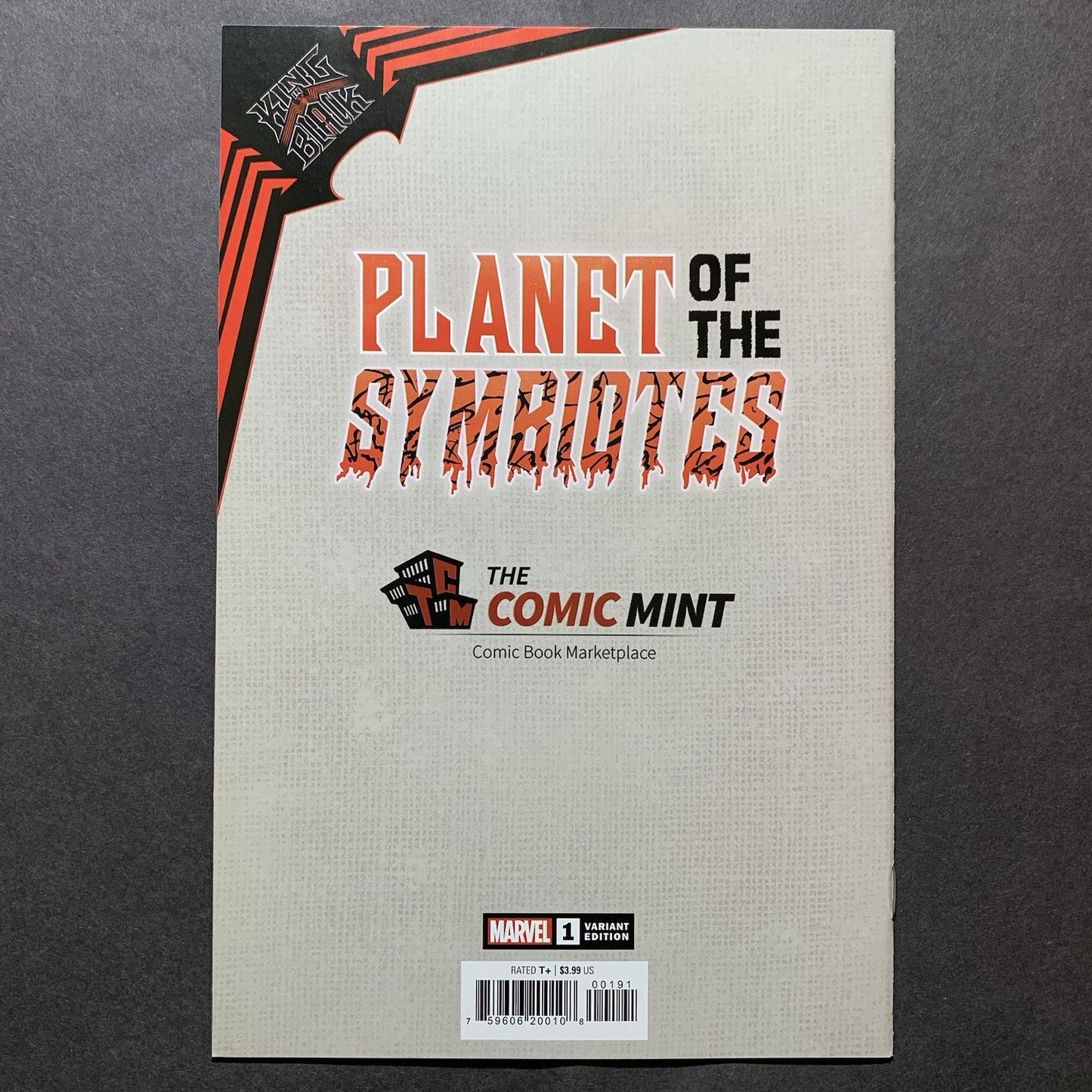 King In Black Planet Of The Symbiotes 1/ Skan virgin variant Ltd 800 COA/ 2020