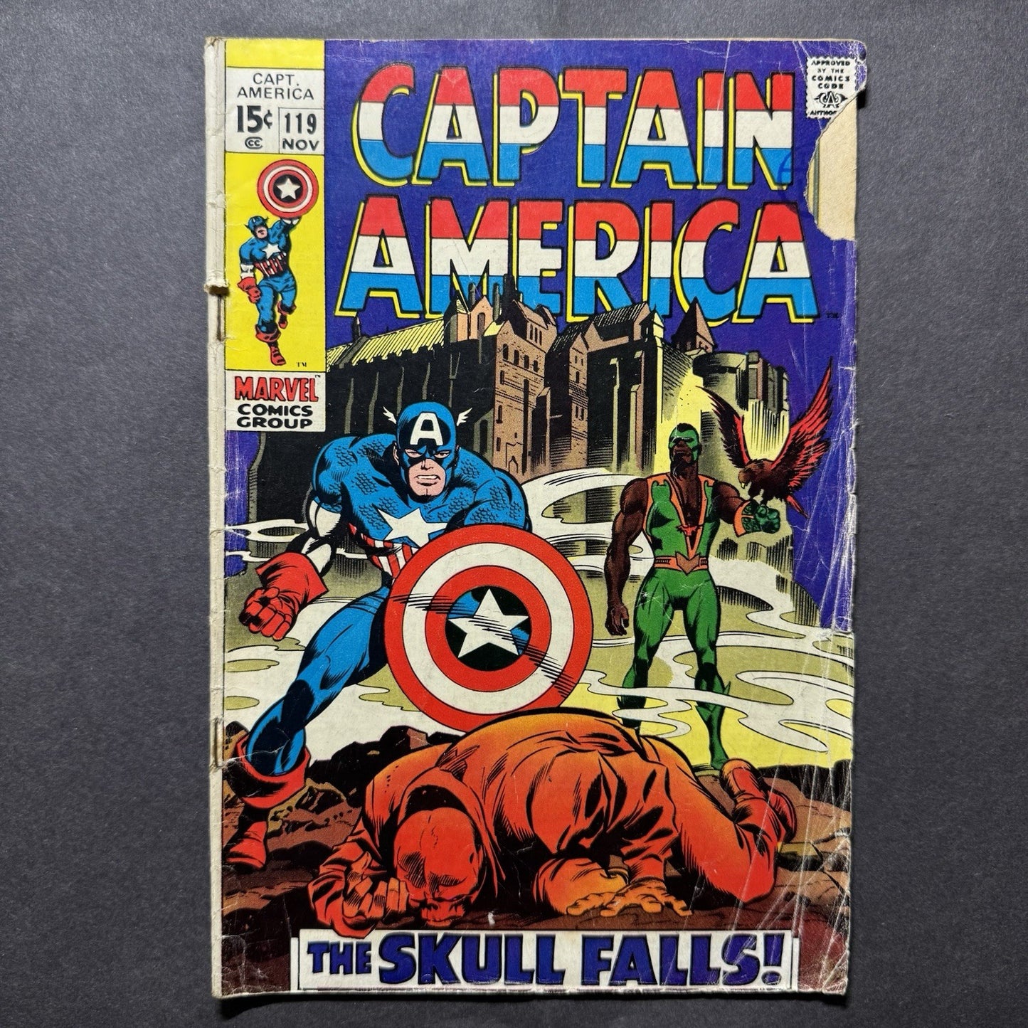 Captain America 119 - 3rd Appearance Of Falcon - Silver Age Marvel Comics 1969