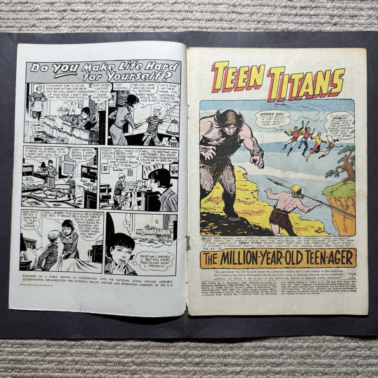 Teen Titans 2 - Silver Age Dc Comics 1966