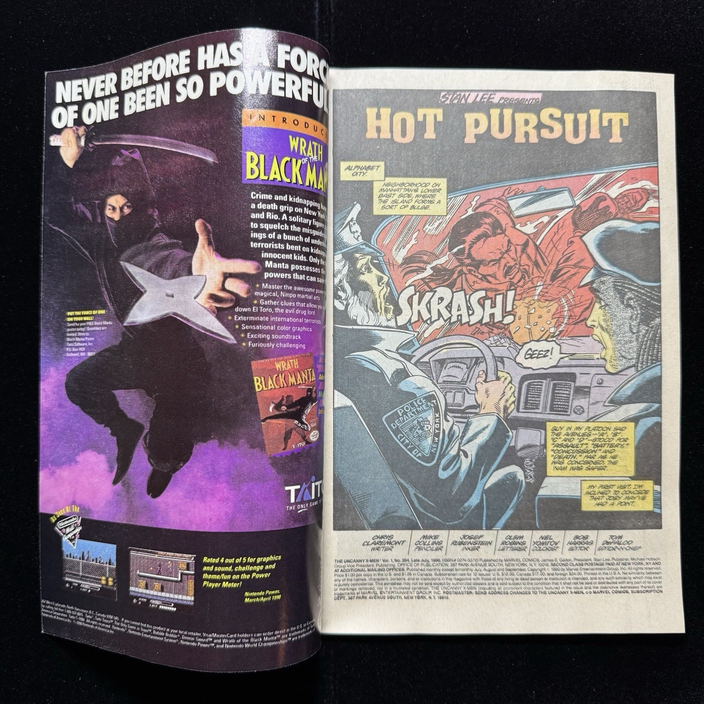 Uncanny X-Men 264 - Copper Age Marvel Comics 1990