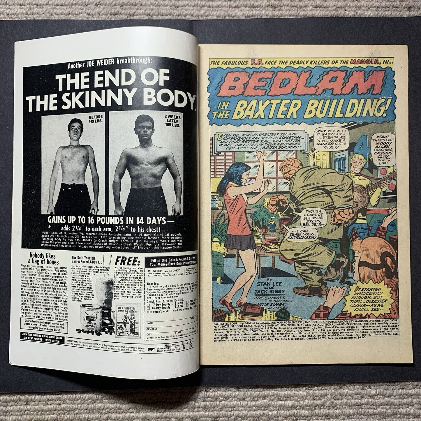 Fantastic Four 101/ Bronze Age Marvel Comics 1970/ FN
