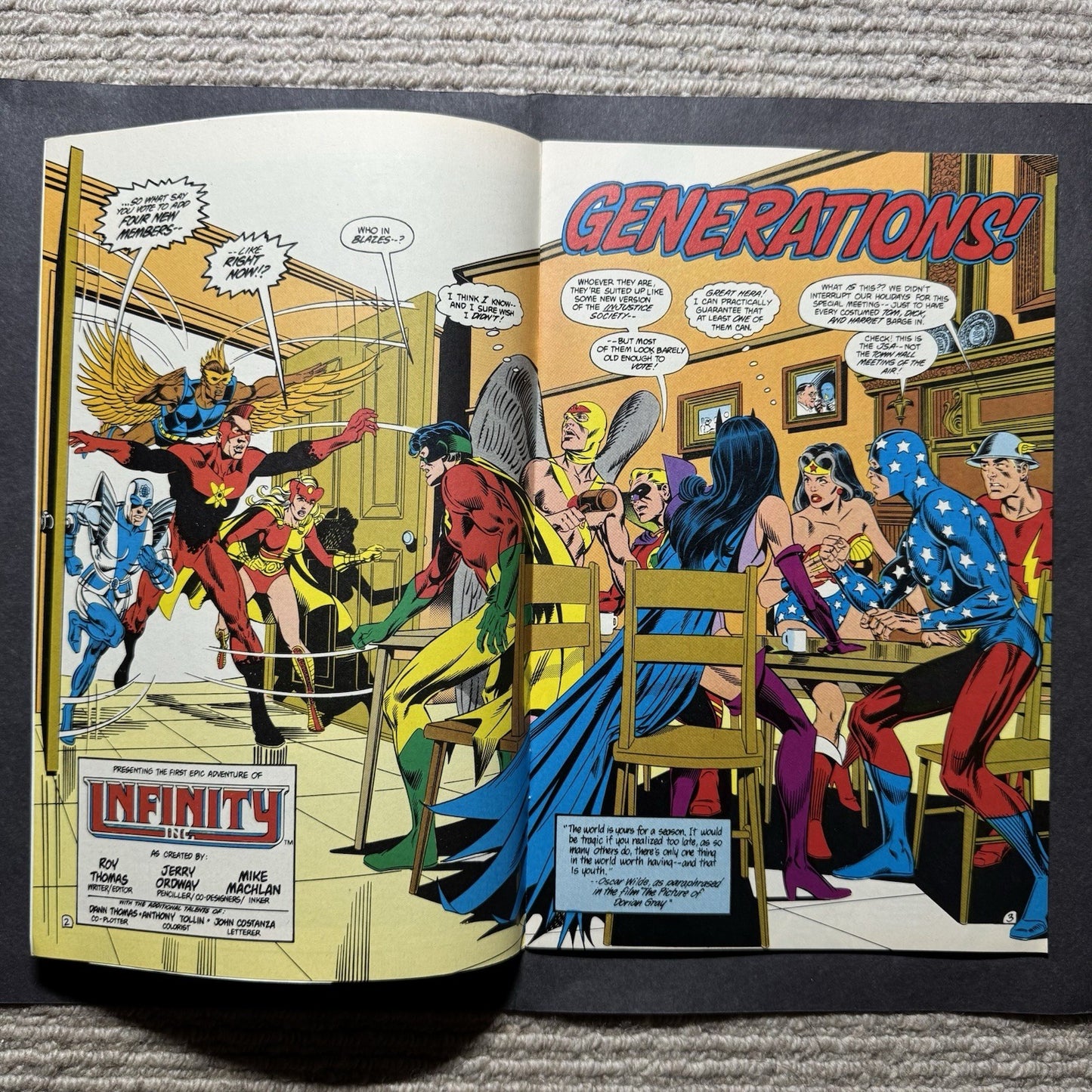 Infinity Inc 1 - Copper Age Dc Comics 1984