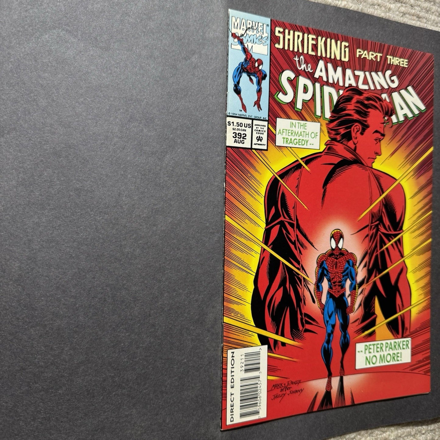Amazing Spider-Man 392 - Cover Homage Of Amazing Spider-Man 50 - Marvel 1994