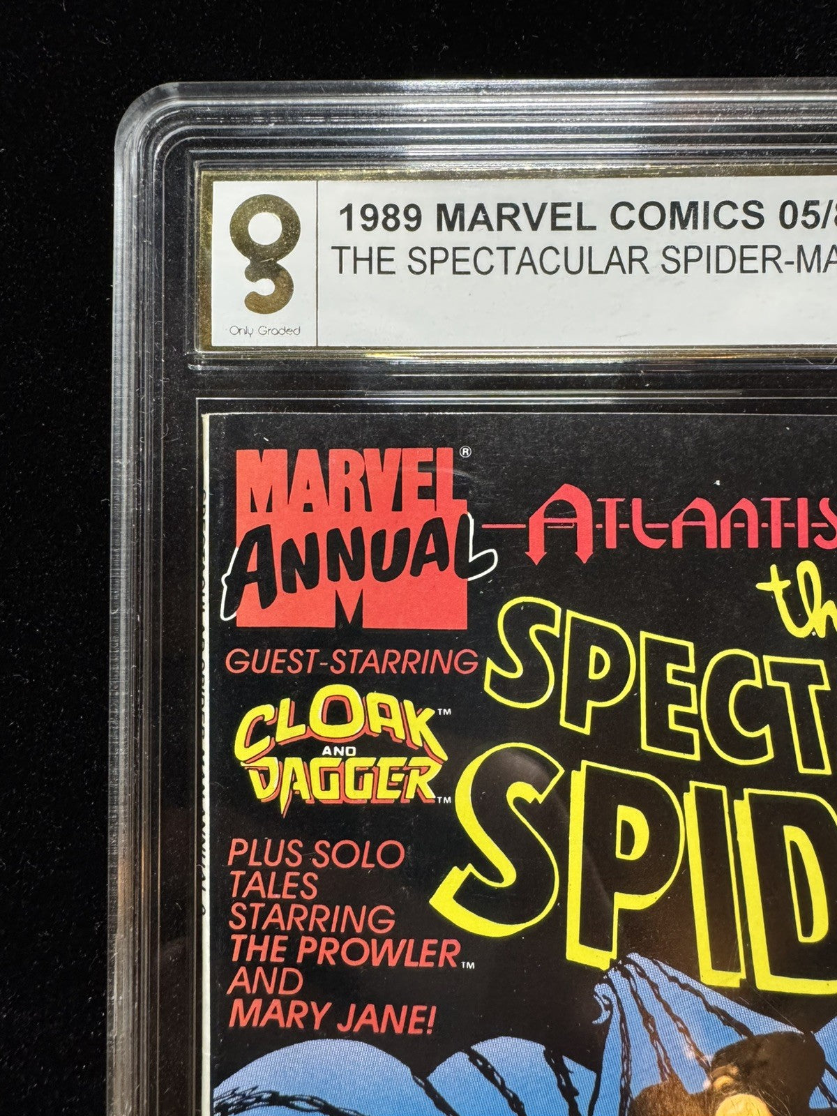 Spectacular Spider-Man Annual 9/ Signed By Tobey Maguire/ Graded And Certified