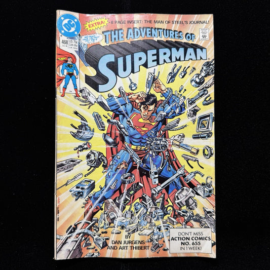 Adventures Of Superman 468 - Copper Age Marvel Comics 1990