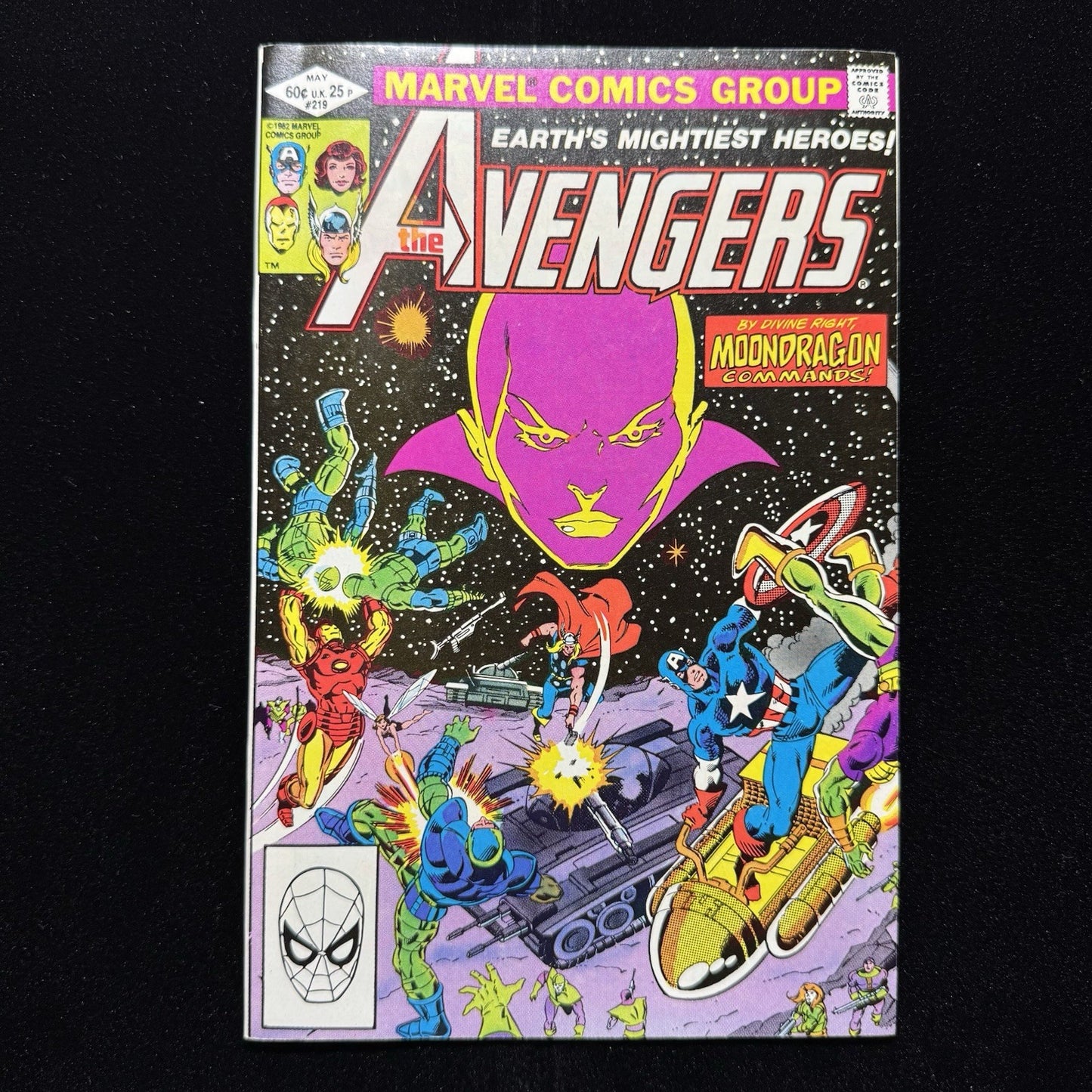 Avengers 219 - 1st Appearance The Ba-Bani Alien Race - Bronze Age Marvel 1982