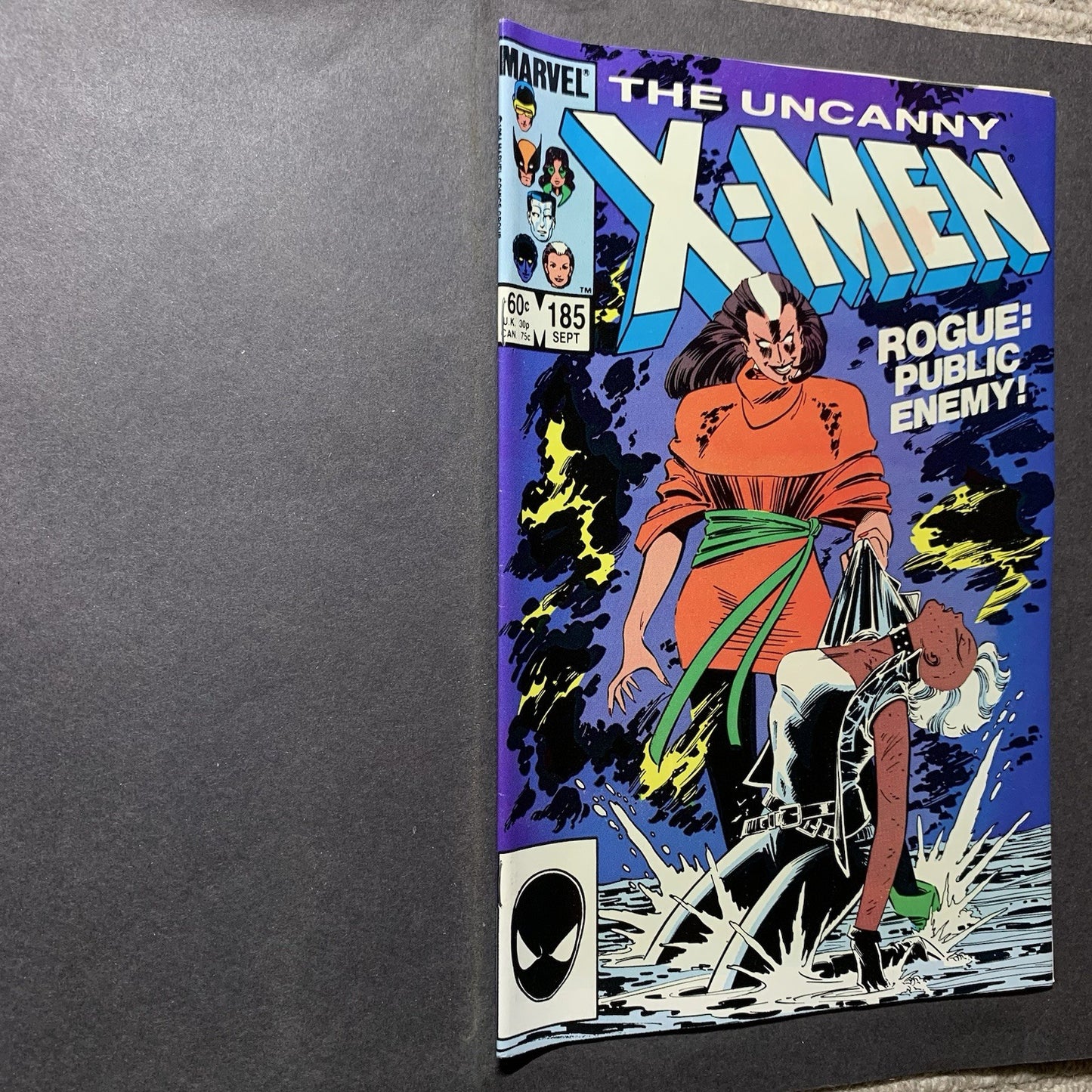 Uncanny x-men 185/ copper age marvel comics 1984