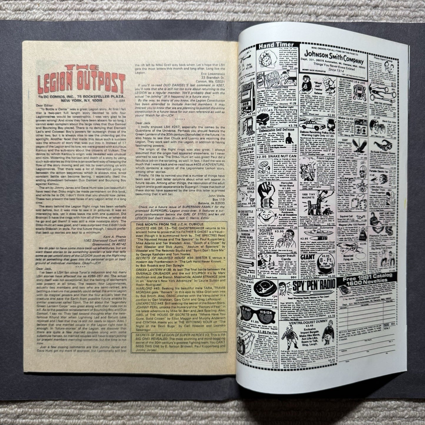 Legion Of Super-Heroes 273 - Bronze Age Dc Comics 1981