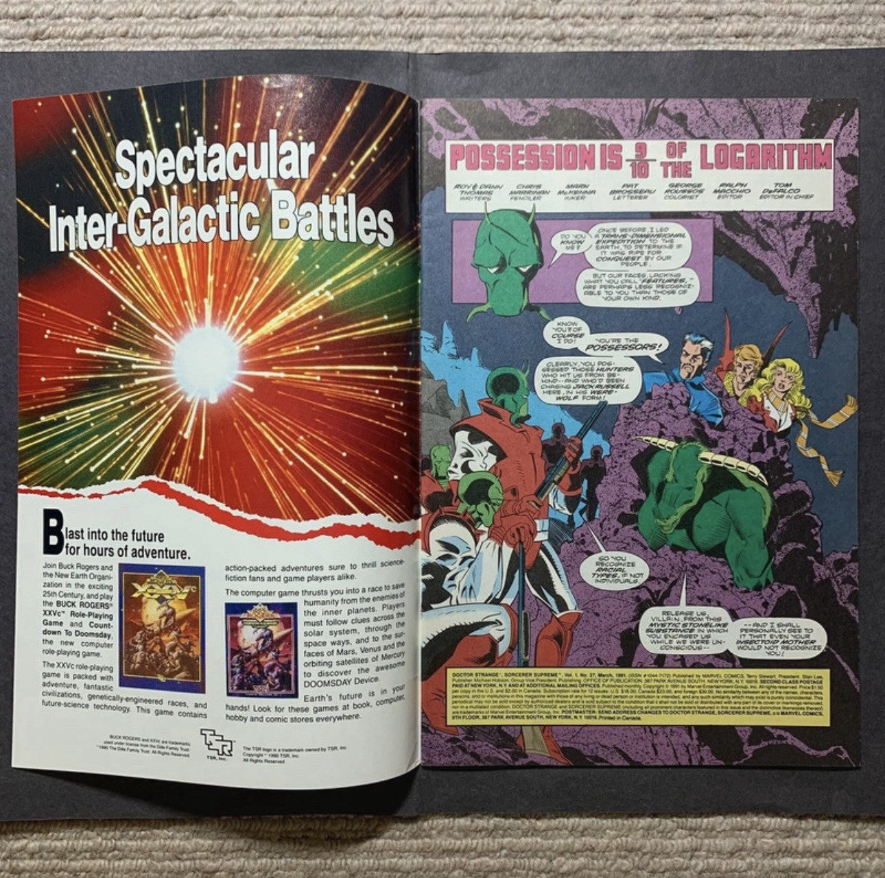 Dr Strange 27 - Copper Age Marvel Comics 1988