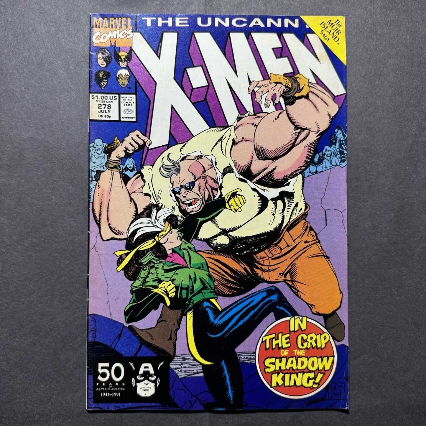 Uncanny X-Men 278/ Copper Age Marvel Comics 1991