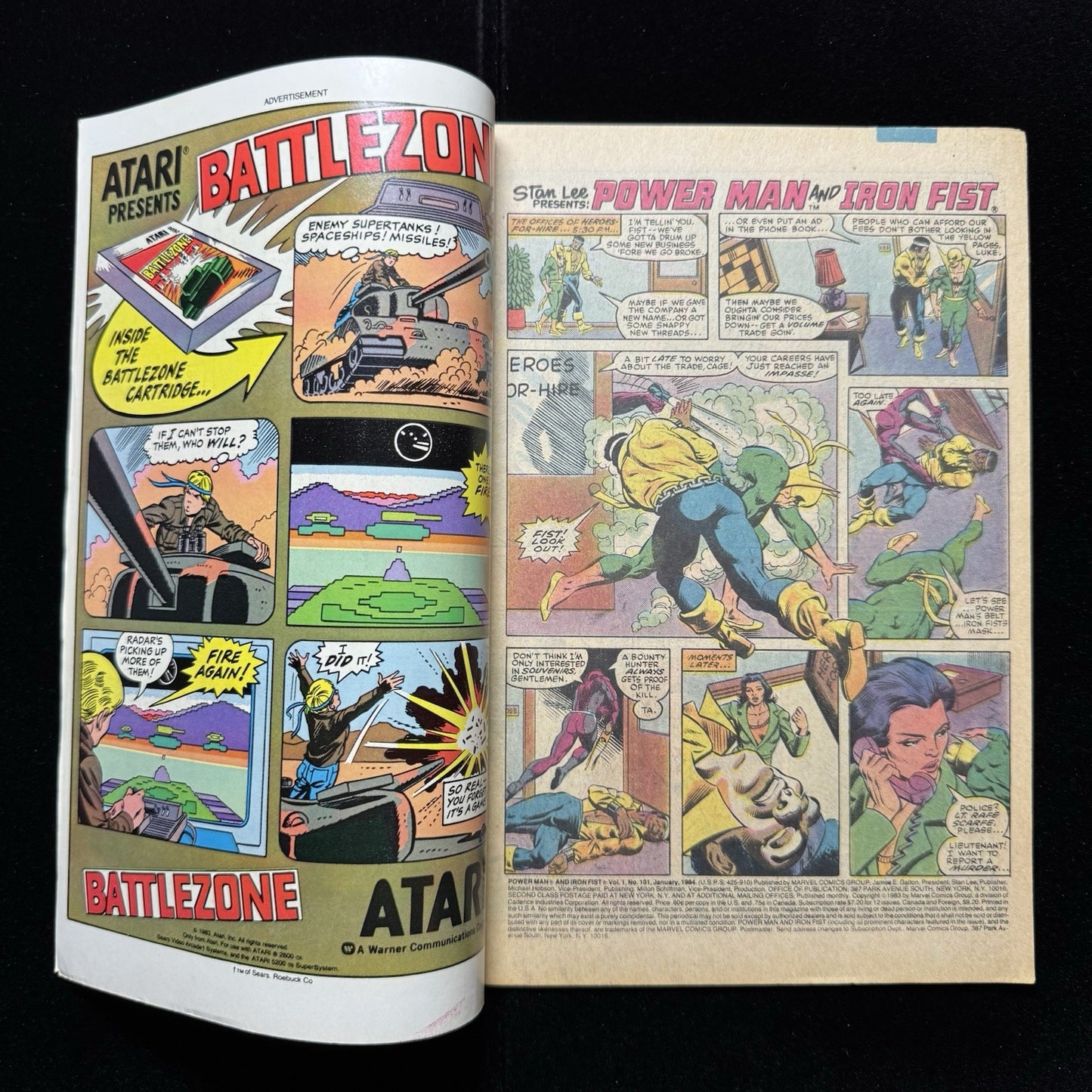 Power Man And Iron Fist 101 - Copper Age Marvel Comics 1984