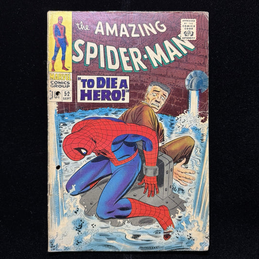 Amazing Spider-Man 52 - 3rd Appearance Kingpin - Silver Age Marvel Comics 1967