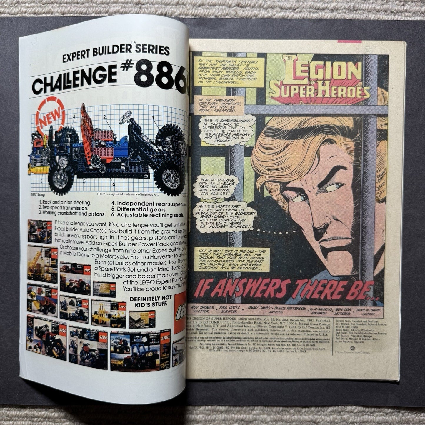 Legion Of Super-Heroes 282 - Bronze Age Dc Comics 1981