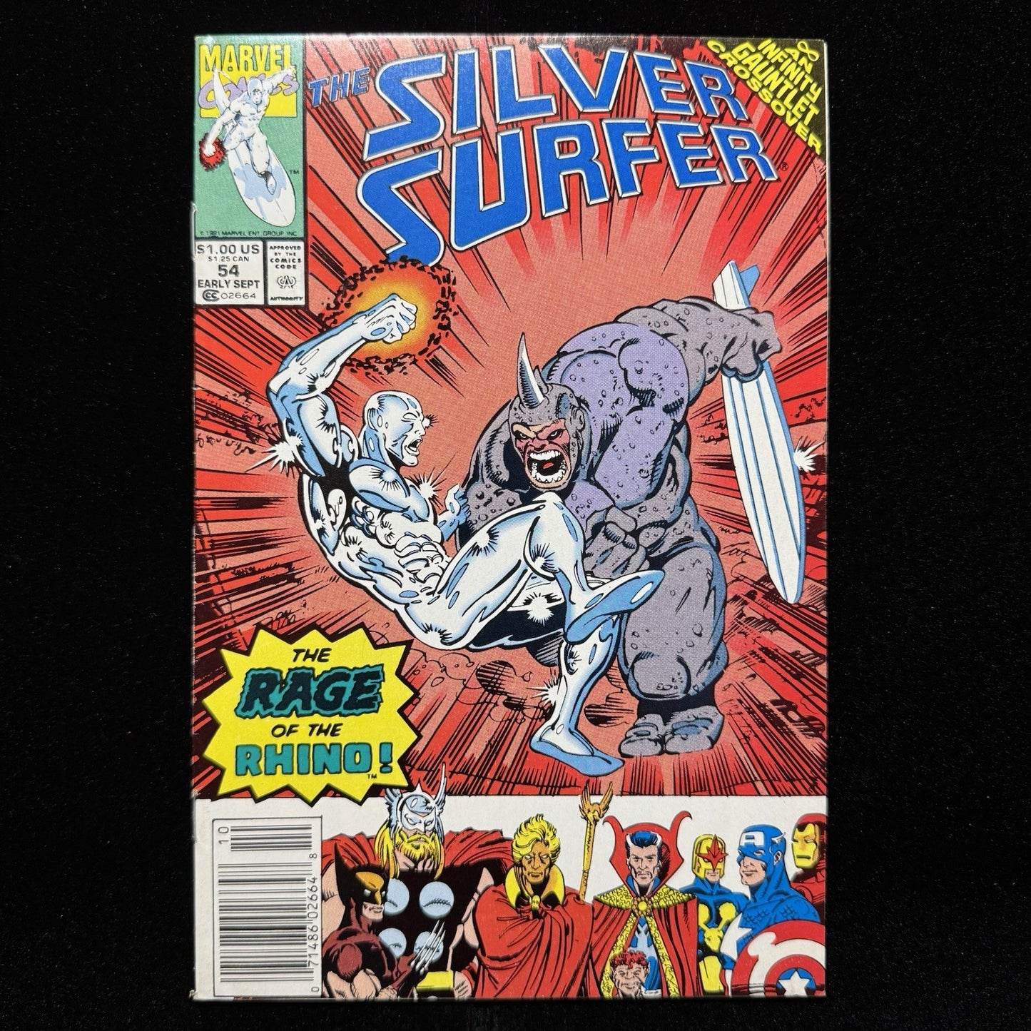 Silver Surfer 54 - Newsstand - Copper Age Marvel Comics 1991