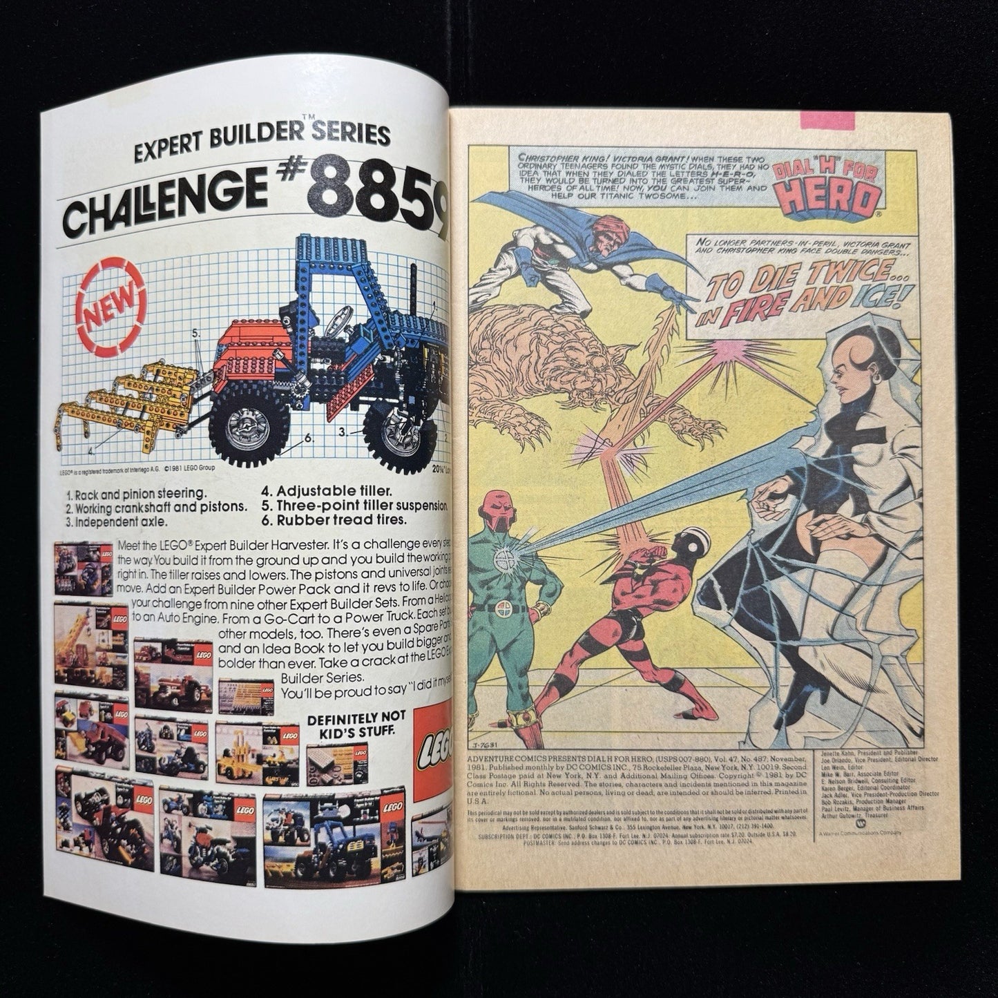 Adventure Comics 487 - Bronze Age Dc Comics 1981